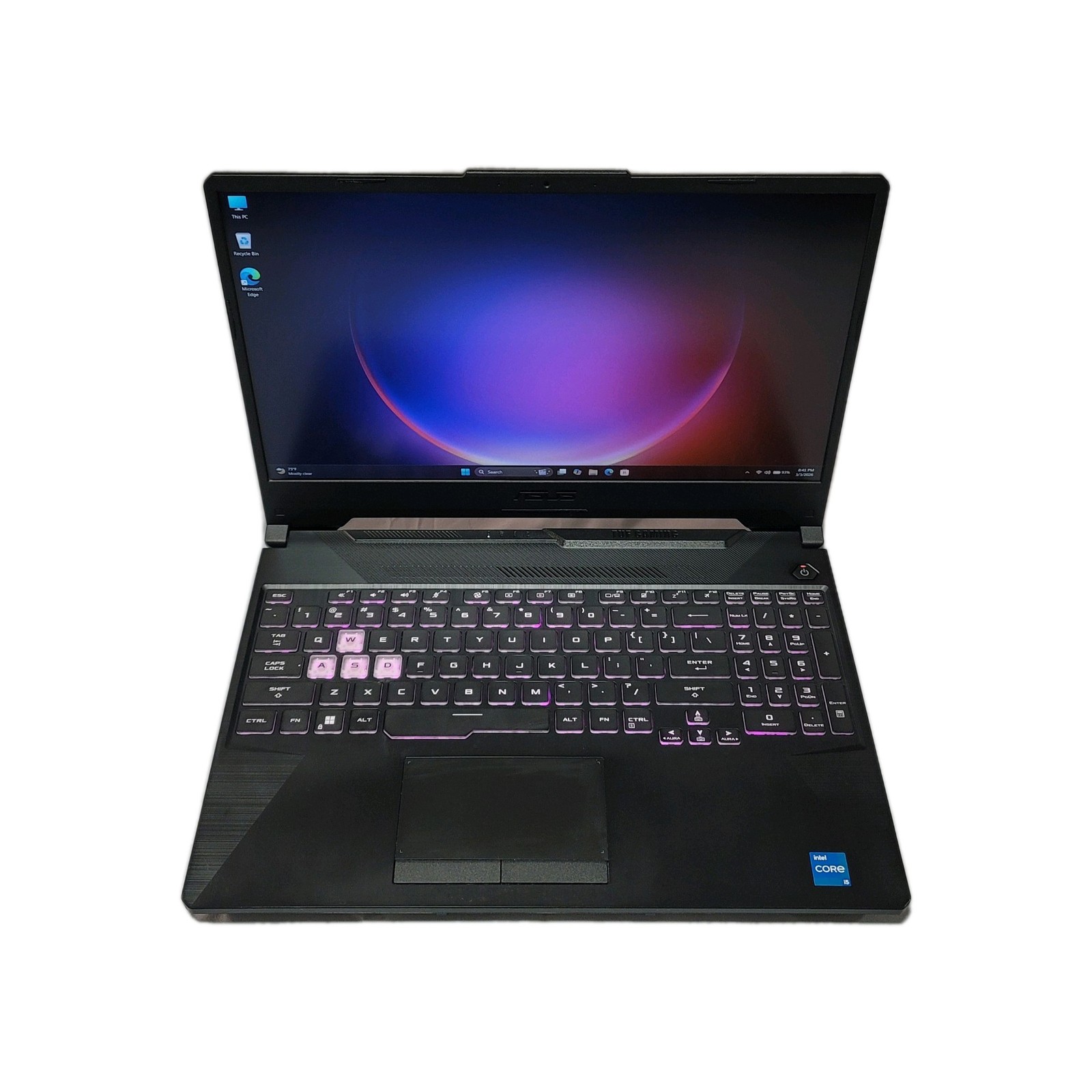 Asus Tuf F15 FX506H 15.6 I5-11400H 8gb Ram 500gb M2 Windows 11 Pro