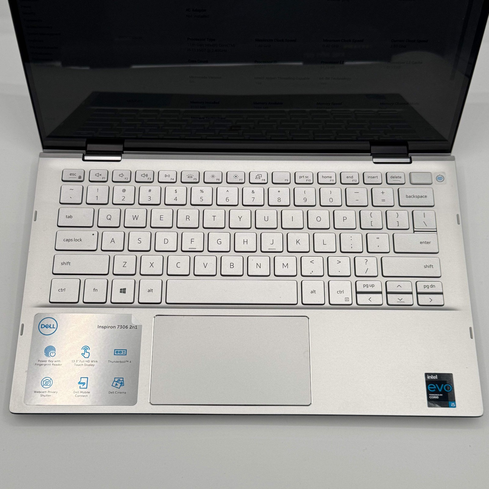 Dell Inspiron 7306 2n1 13″ i5 8GB 512GB Silver