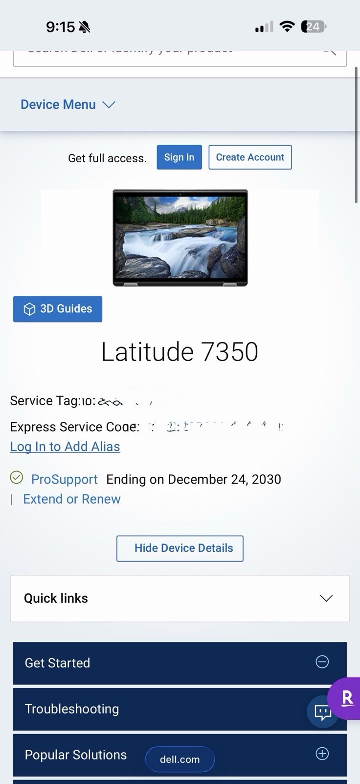 Dell Latitude 7350 13.3 inch Intel Core Ultra 5 Processor 16 gb RAM 256 gb SSD