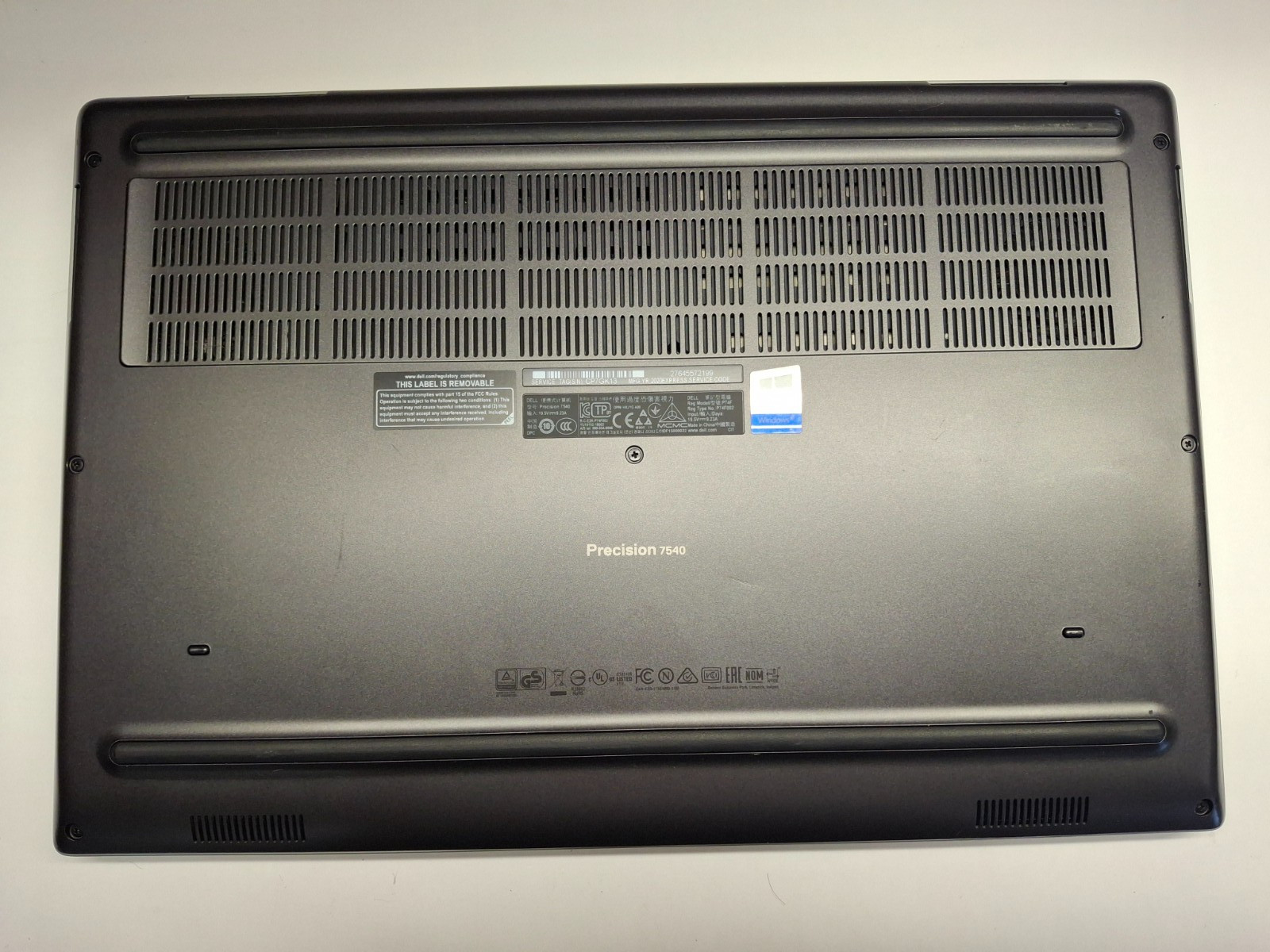 Dell Precision 7540 15.6″ Laptop Core i7-9750H 16GB RAM 256GB SSD Webcam T2000