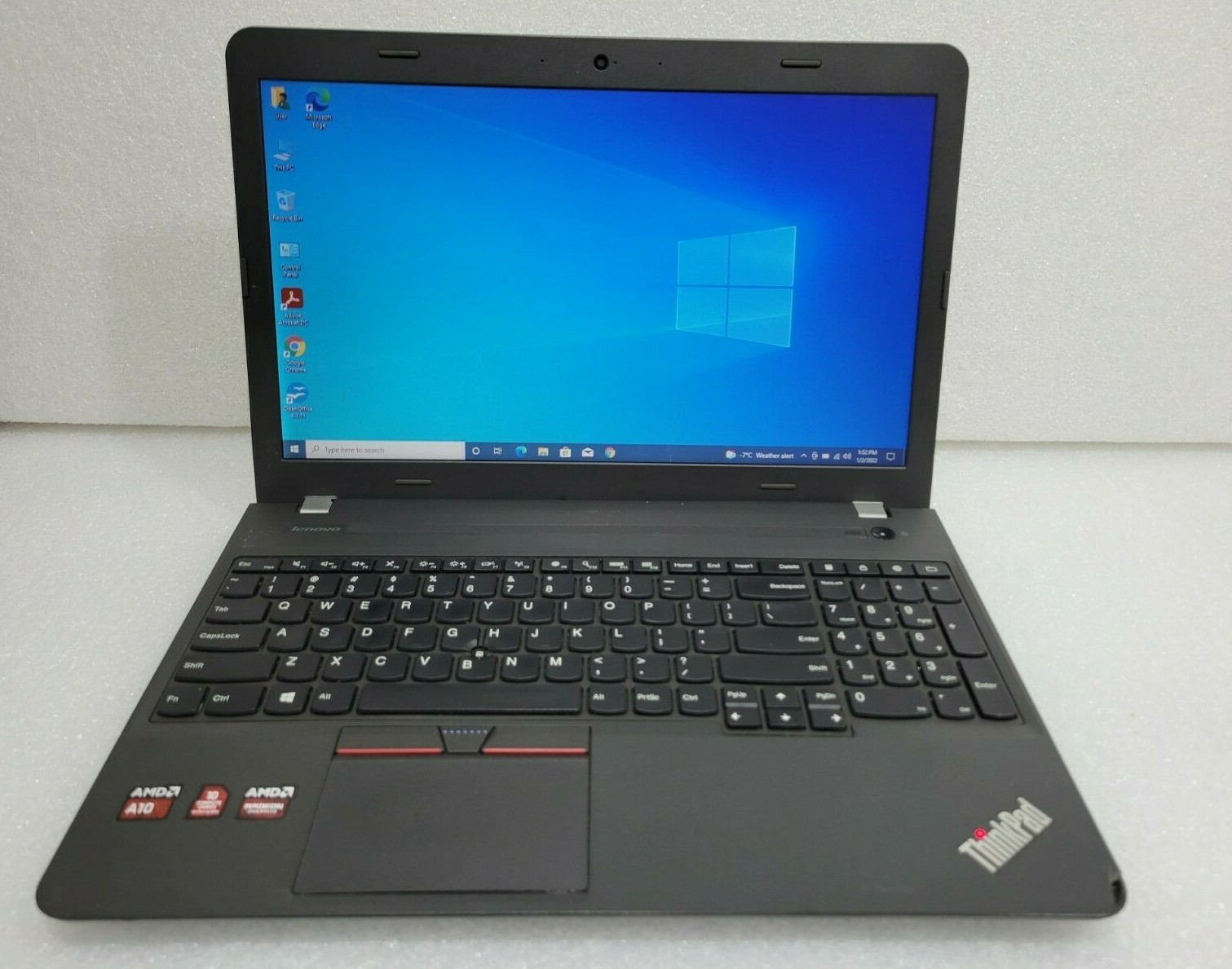 Thinkpad E555 15.6″ AMD A10-7300 1.9GHz 4GB 500GB DVDRW WC Win10 Pro – Read