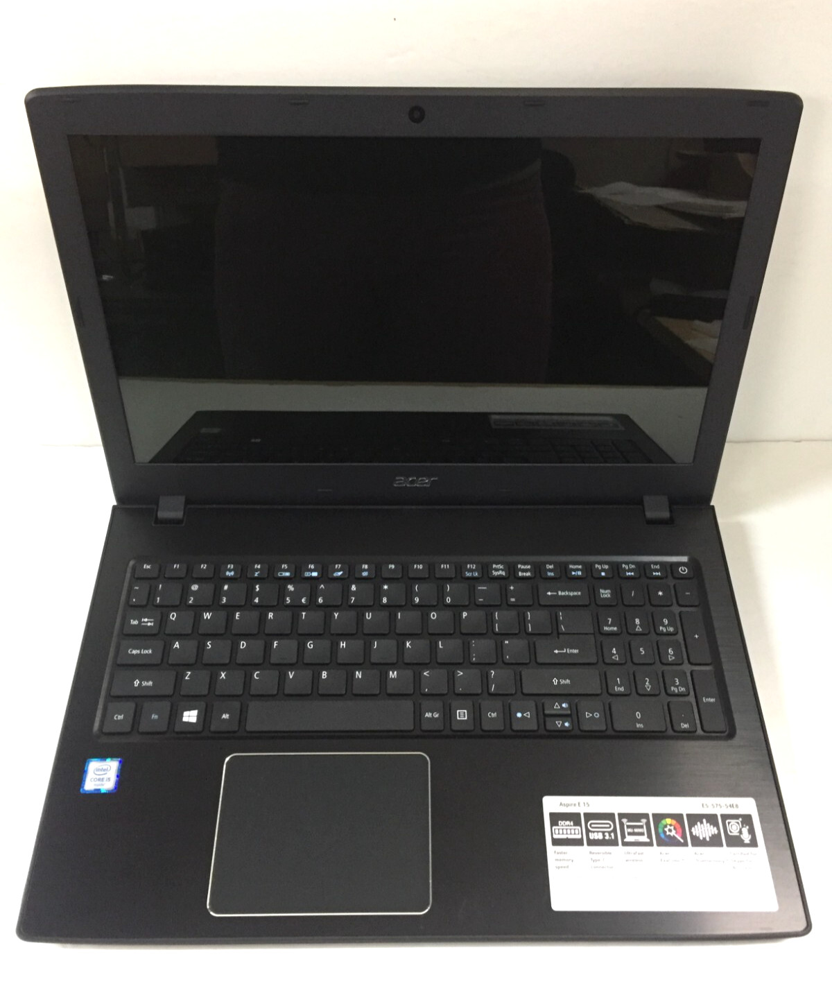 *Bad Battery*Acer Aspire E 15 E5-575-54E8 15.6″ Laptop/i5-7200u/6GB/1TB HDD/W10H