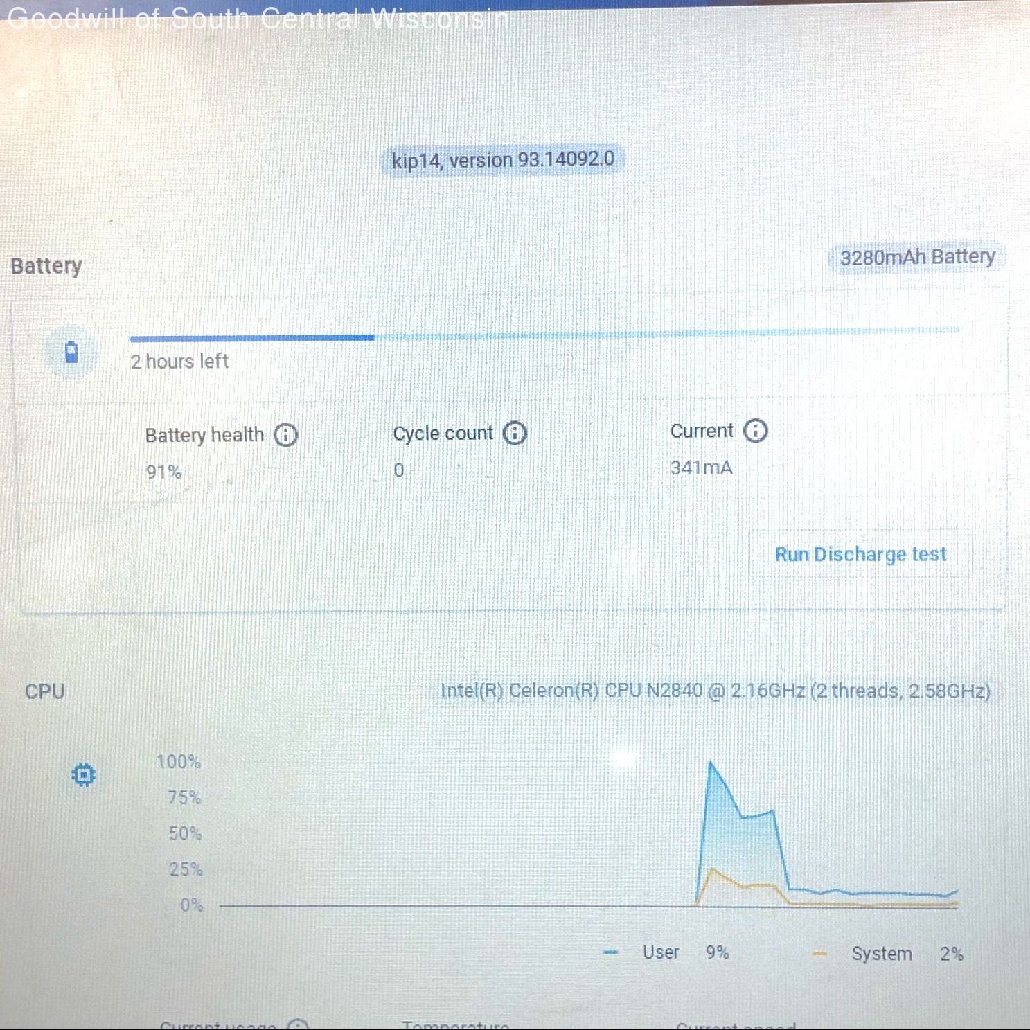 HP Chromebook 14 G4 Laptop/4GB/16GB SSD