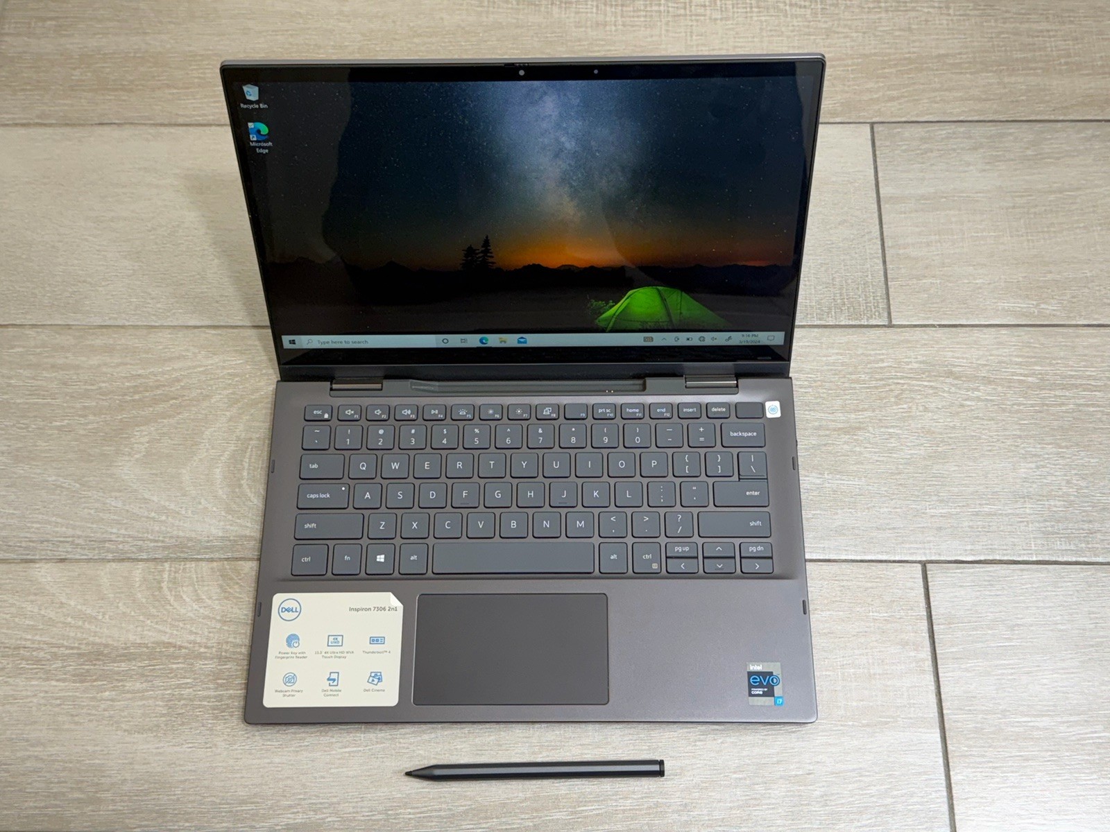 Dell Inspiron 7306 2-in-1 Touch Laptop Intel Core i7-1165G7 512GB SSD 16GB RAM