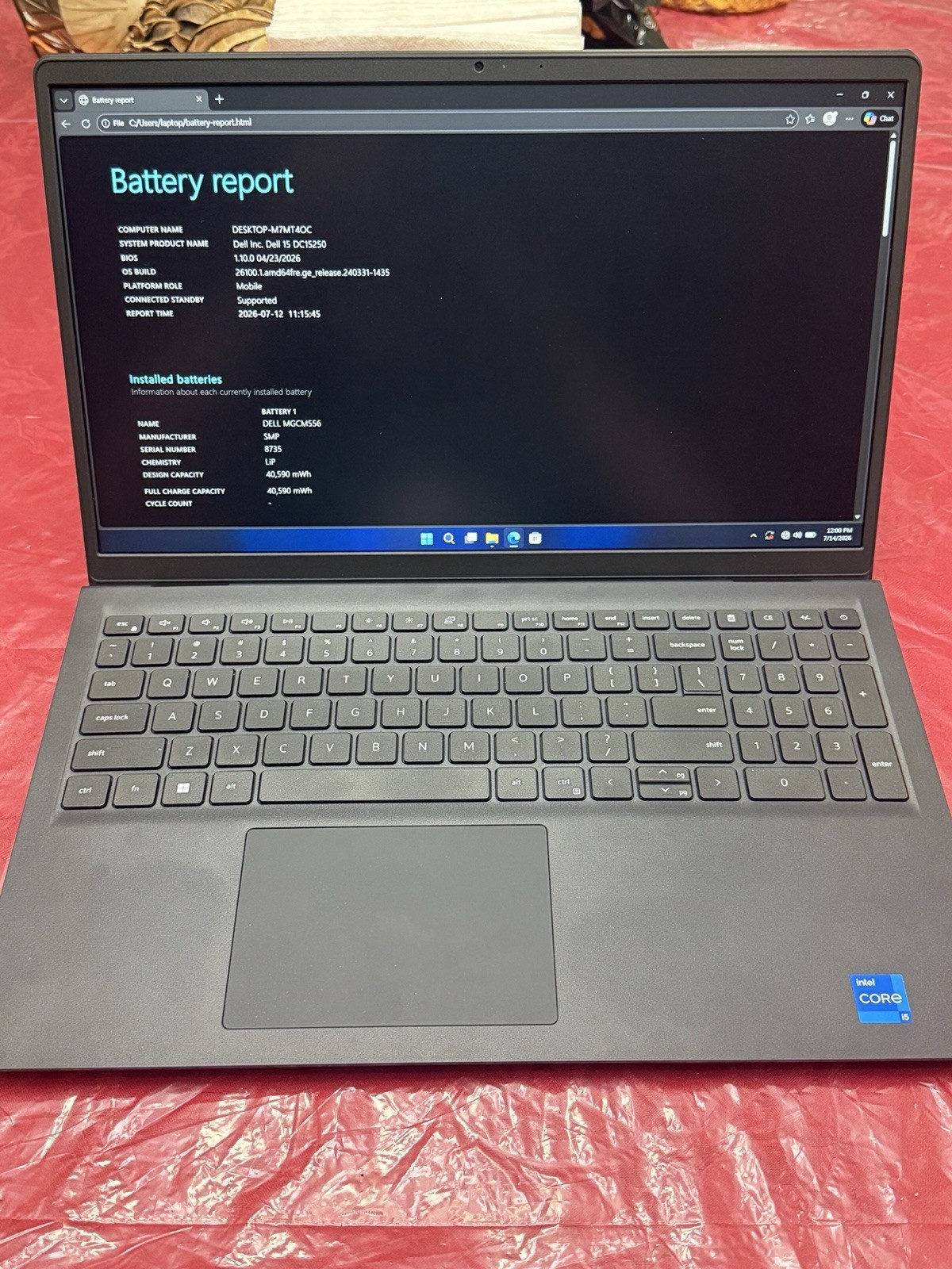 Dell DC15250, 15″ QHD Touch, i5-1334U, 8GB RAM, 512GB SSD, Win 11 Home, Warranty