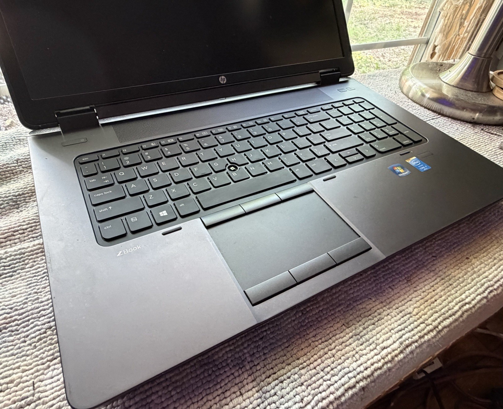 HP ZBook 17 17in Core i7 2.70GHz HDD Dedicated GPU No OS, Parts, Boots up..