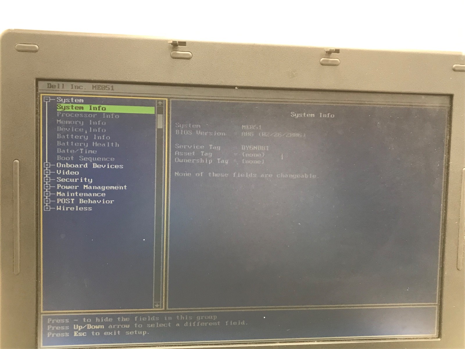 Dell Inspiron B120 Intel Celeron M 15″ Laptop -BOOTS BIOS- MZ