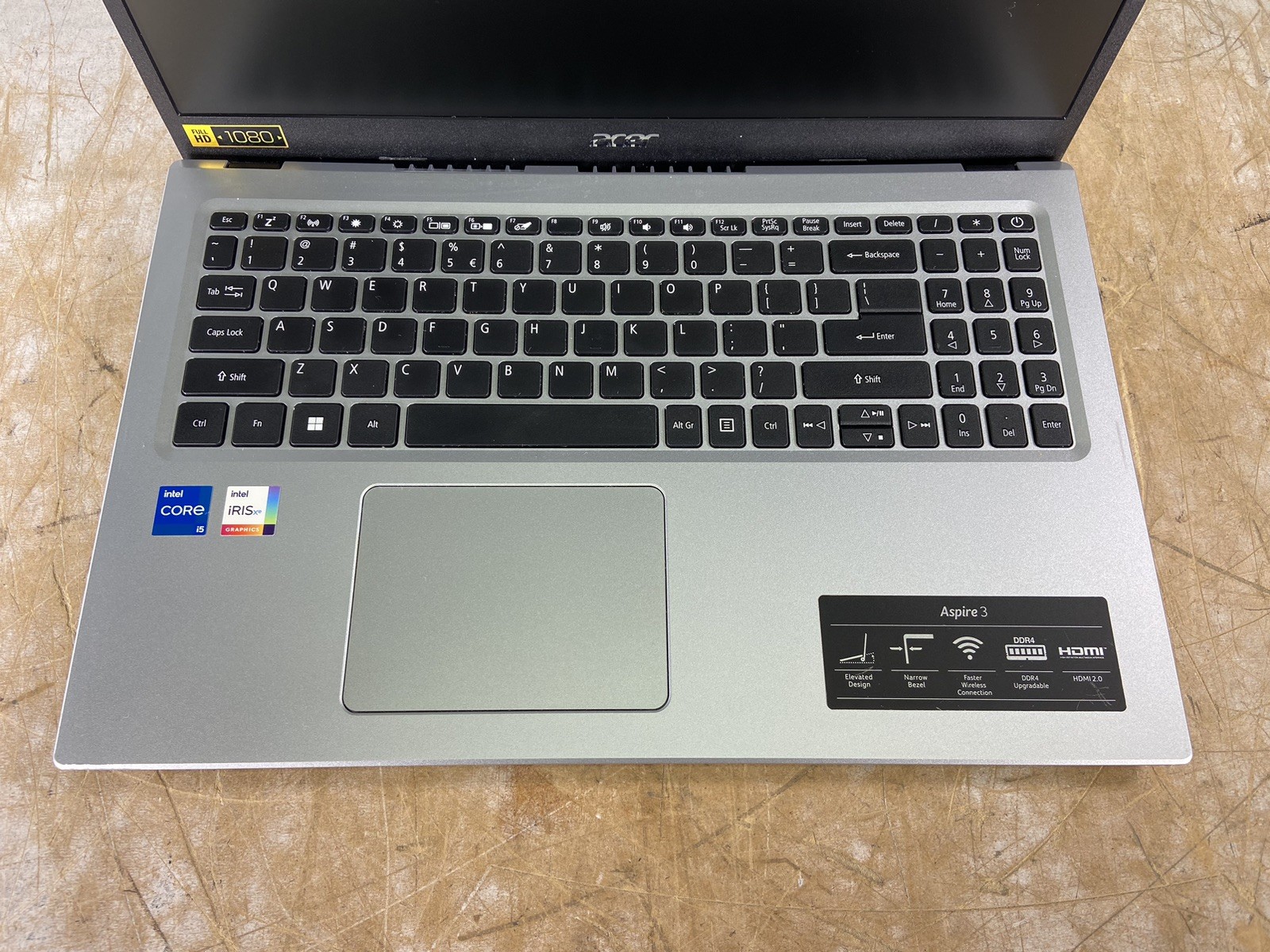ACER ASPIRE 3 N20C5 i5-1135G7 @ 2.4GHz, 24GB RAM, NO HDD/OS