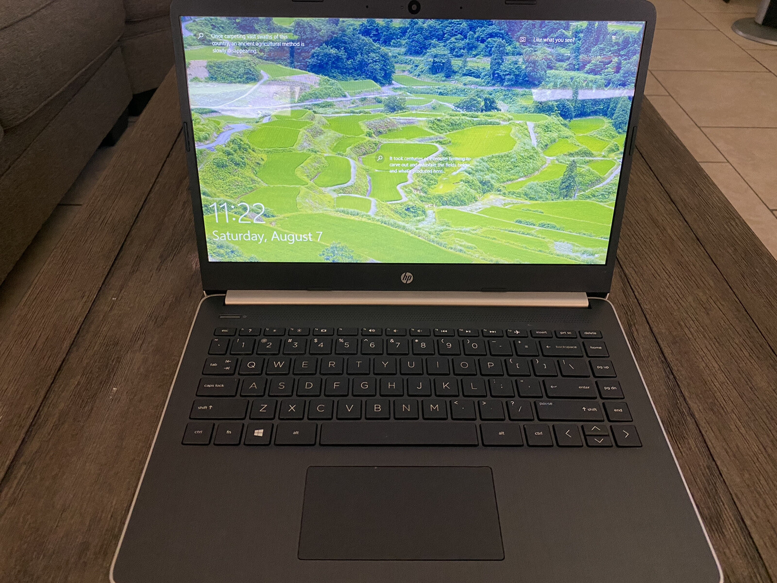 hp laptop 14-dq0xxx, silver, 14in, normal wear, HP