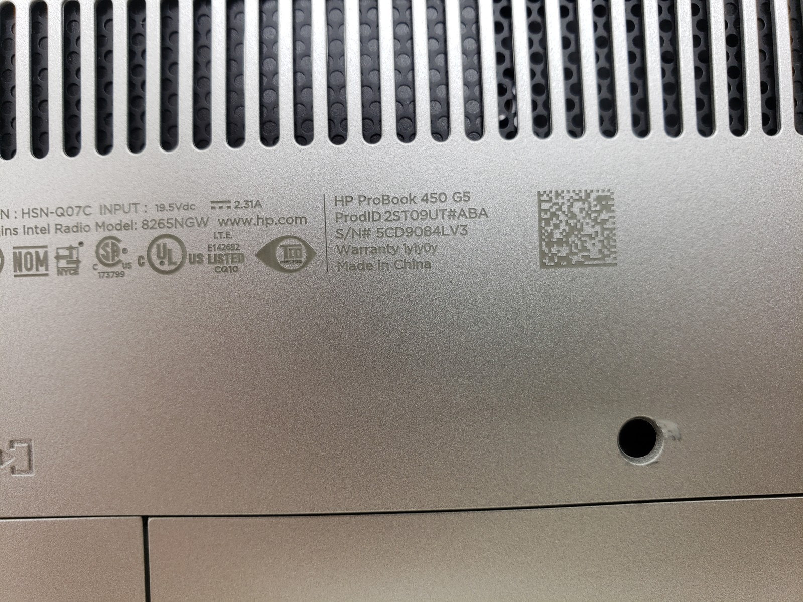HP ProBook 450 G5 Intel Core i5-8250U 8GB RAM 256GB SSD 15.6″ Laptop Win 11 Pro.