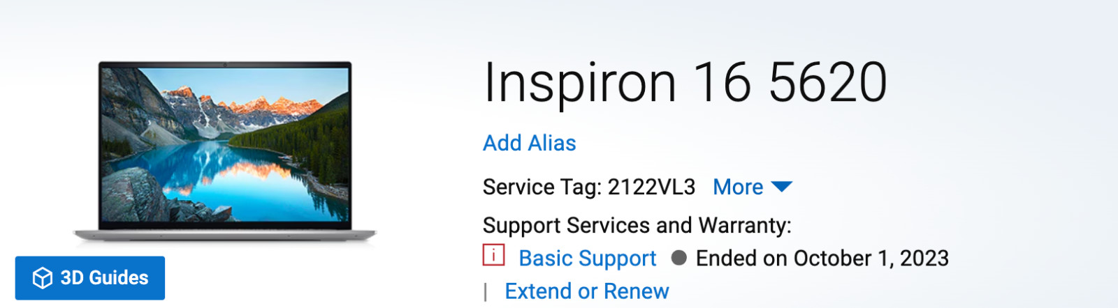 dell inspiron 16 5620