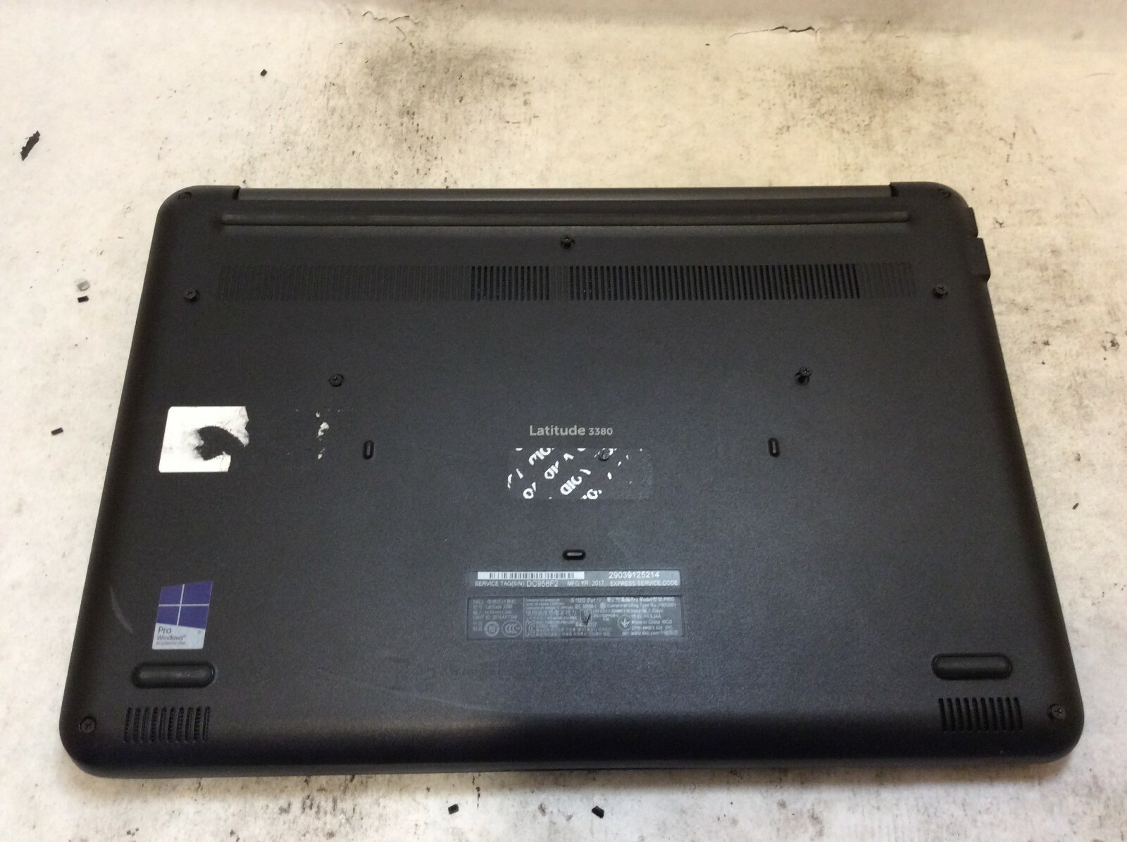 Dell Latitude 3380 Laptop 13″ Intel Core i3 7th Gen WON’T BOOT -PP