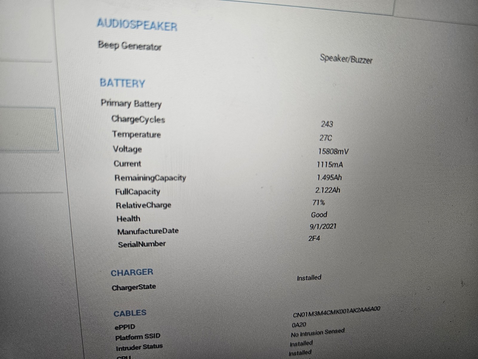 Dell latitude 5420 i5 8GB RAM 256 GB SSD