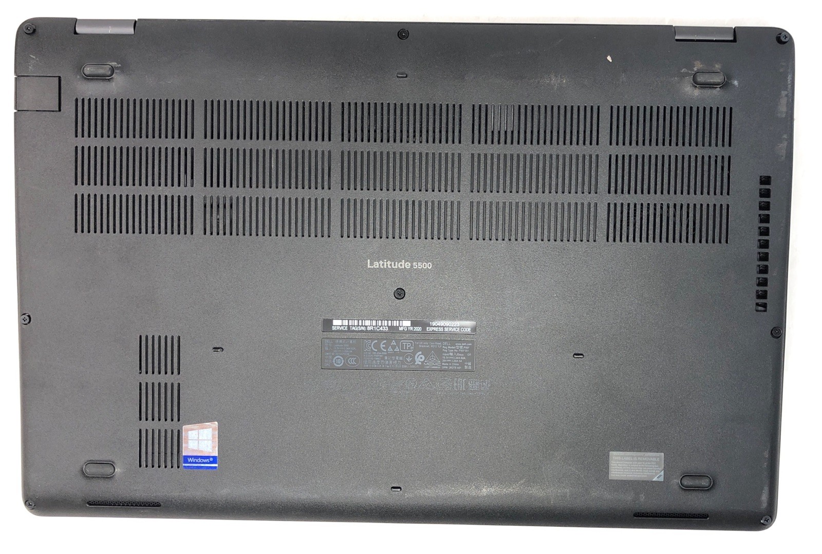 Dell Latitude 5500, Intel Core i7-8665U @1.90Ghz, NO RAM, NO SSD/OS, *FOR PARTS*