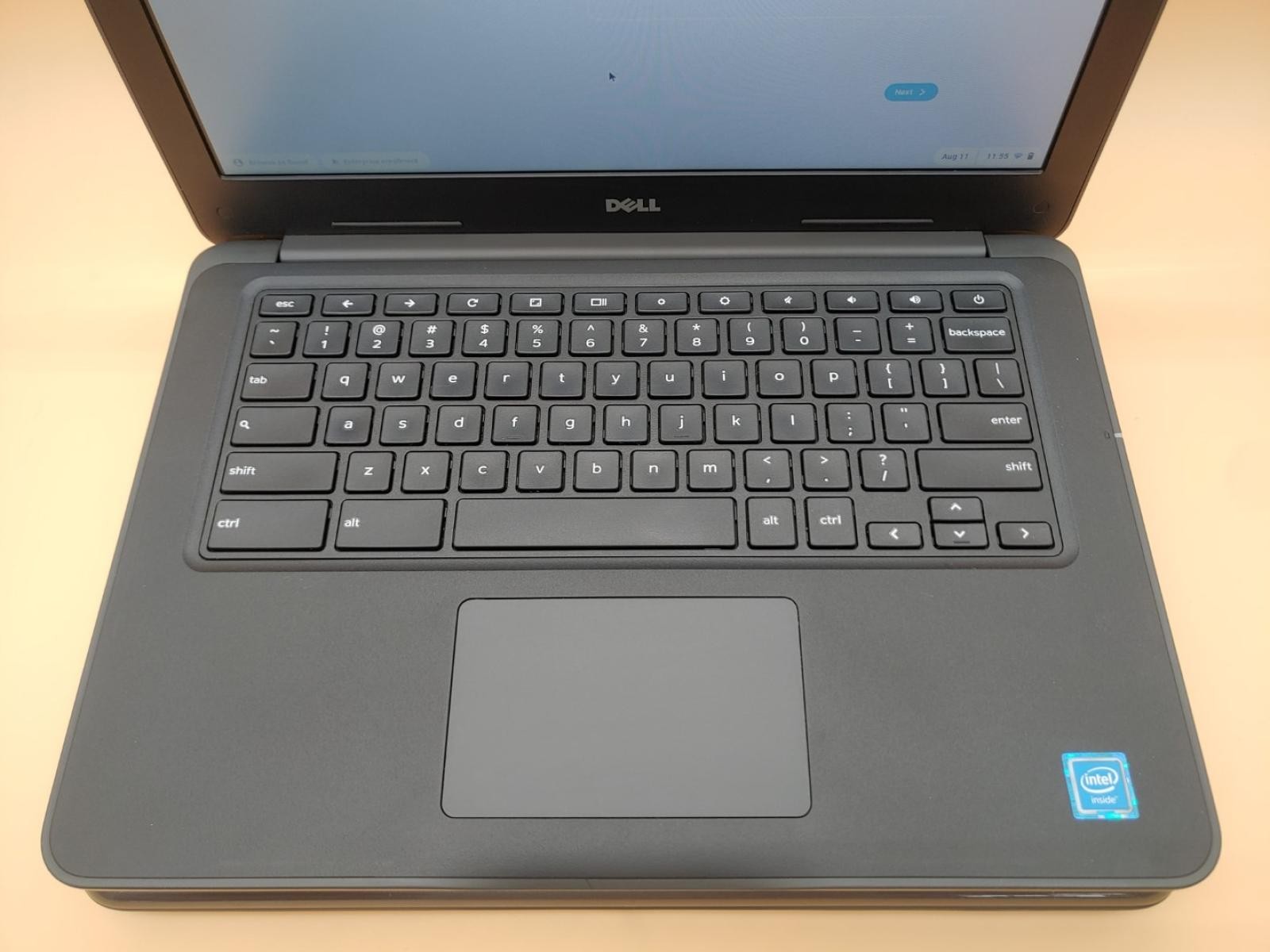 LOT of (2) Dell Chromebook 13 3380 Celeron 3855U✔4GB✔16GB eMMC✔ChromeOS✔*NO A/C*