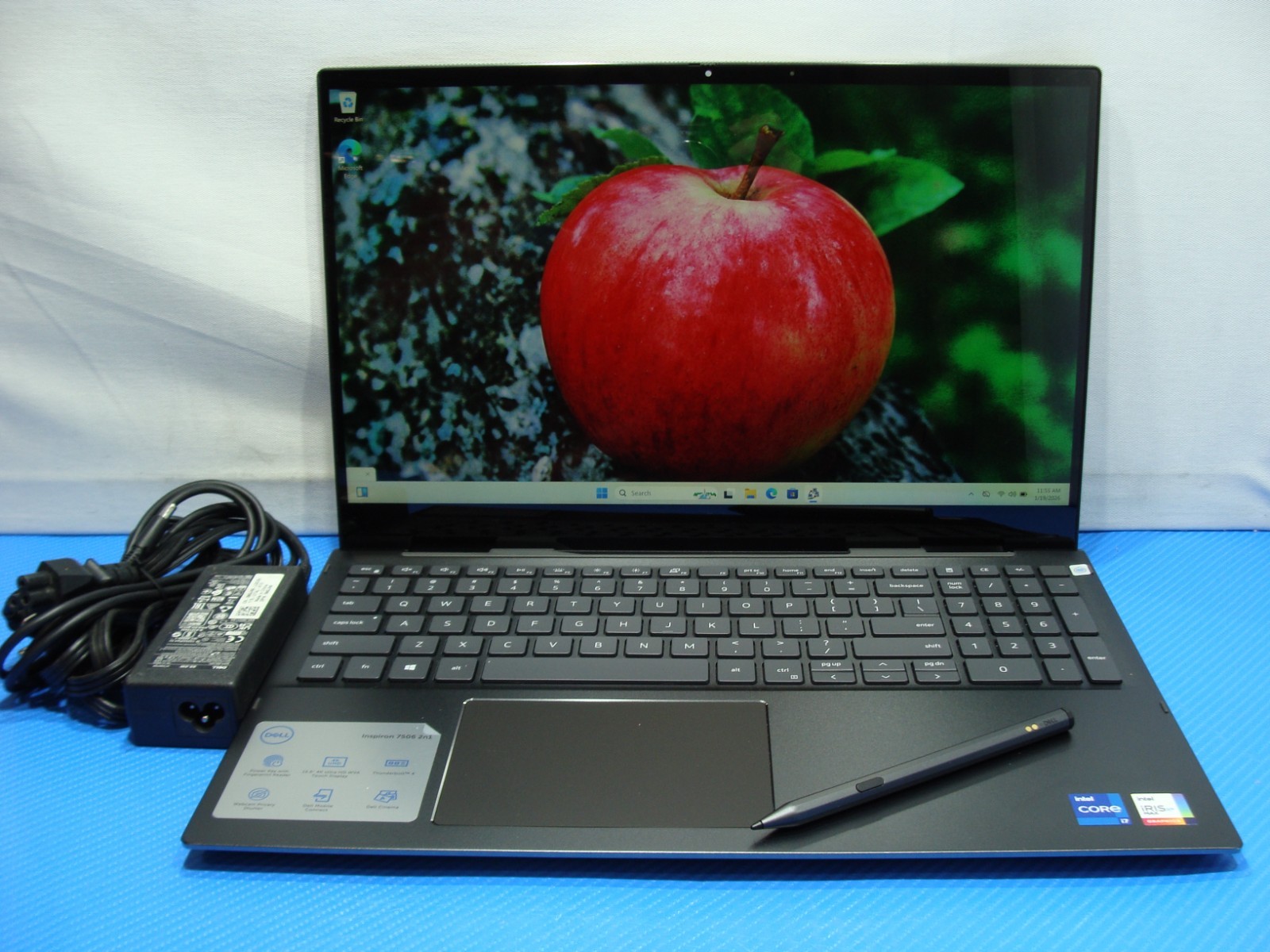 Dell Inspiron 7506 15.6″ UHD 4K TOUCH i7-1165G7 2.8GHz 16GB 1TB Xe MAX +PA & PEN