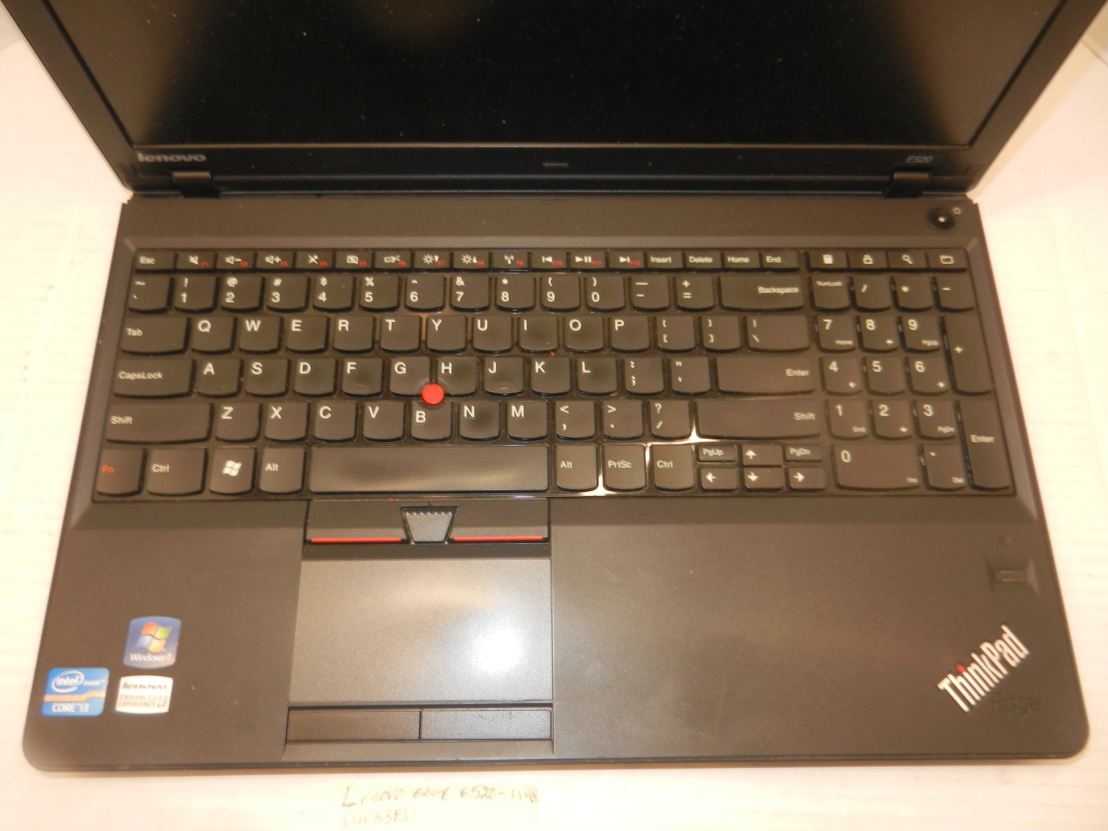 LENOVO THINKPAD E520-1143 15.6 COREi3-2310M@2.1GHZ4GB RAM 500GB HDD WIN 7 OFF 13