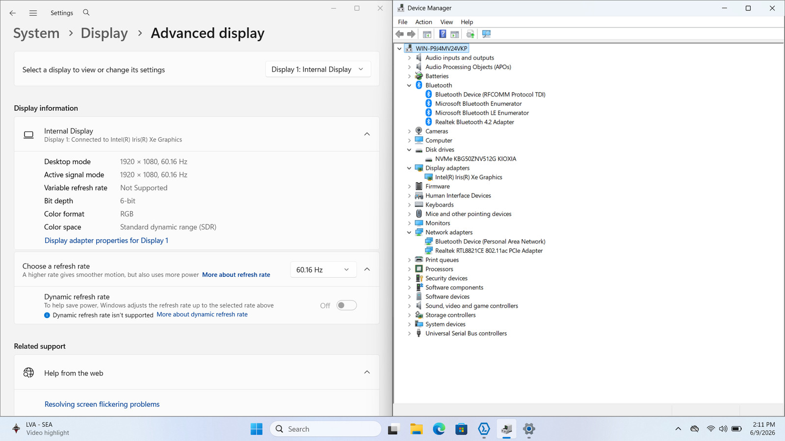 HP Laptop 15-dy2073dx 15″ FHD Touch I7-1165G7 512GB SSD 16GB W11 Webcam