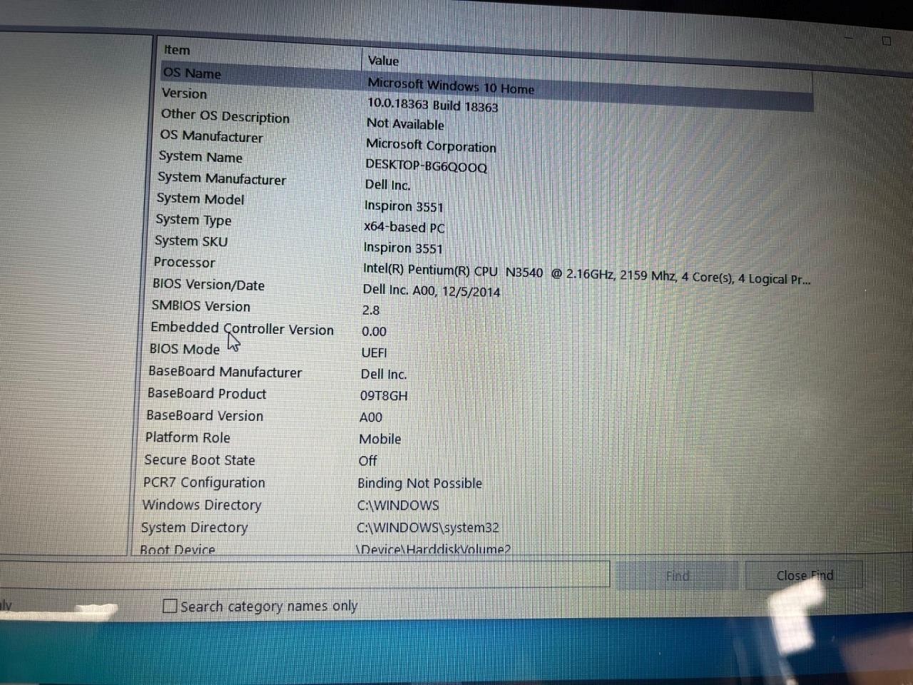 Dell Inspiron 3551 Intel N3540 8gb 512gb