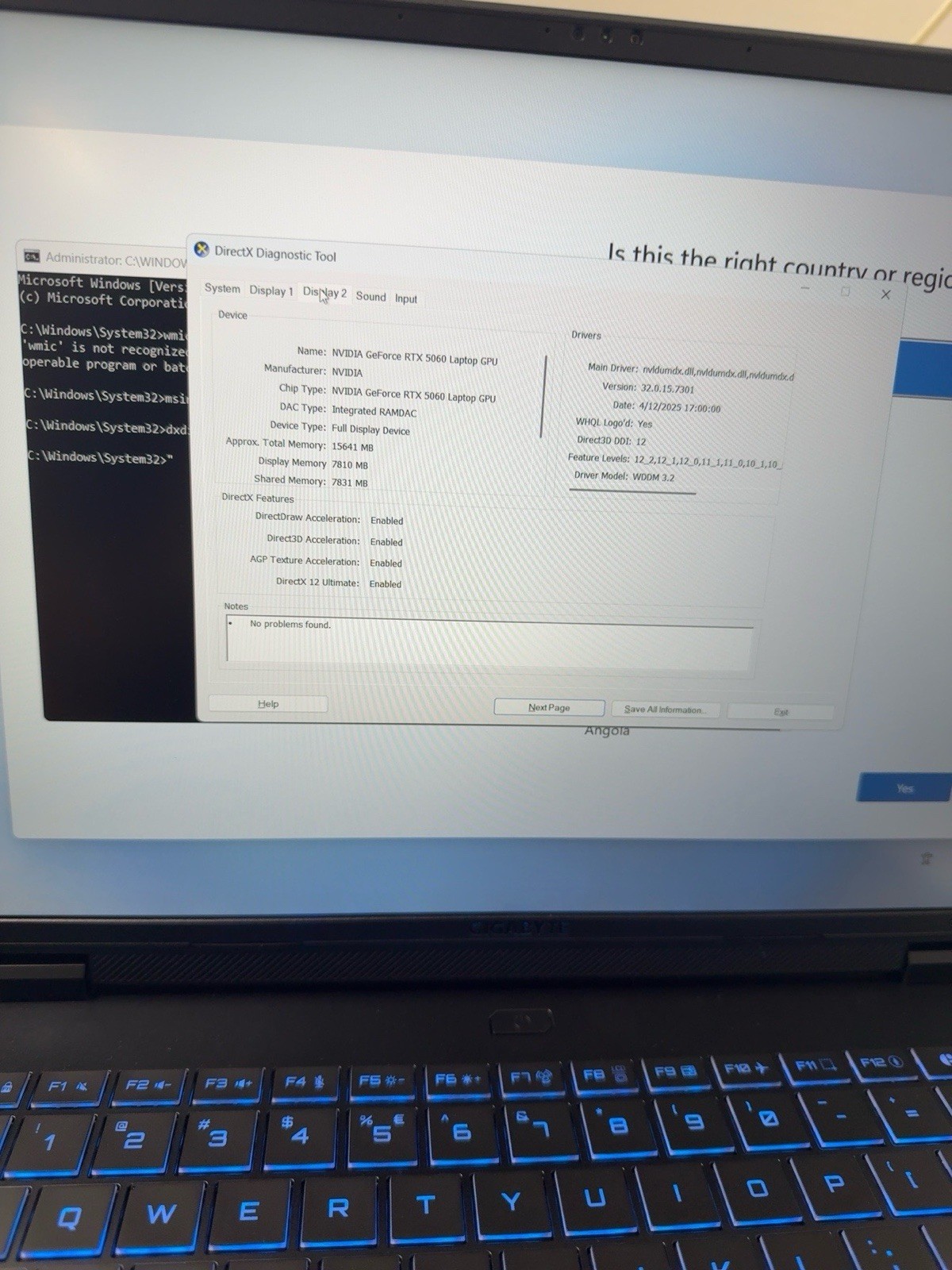 GIGABYTE Gaming A16 16 AMD Ryzen 7 260 16GB 1TB SSD RTX 5060 W11H Laptop