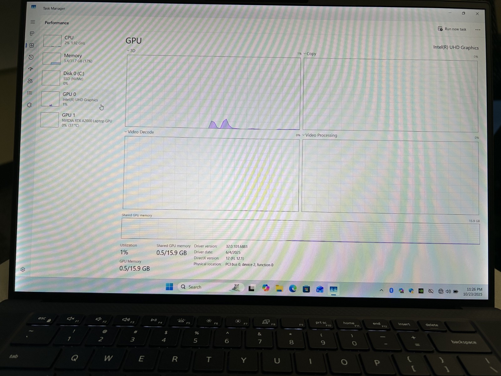 Dell Precision 5560 15.6″ i7-11850H @ 2.50GHz 1 TB NVMe SSD 32GB RAM Win 11 Pro