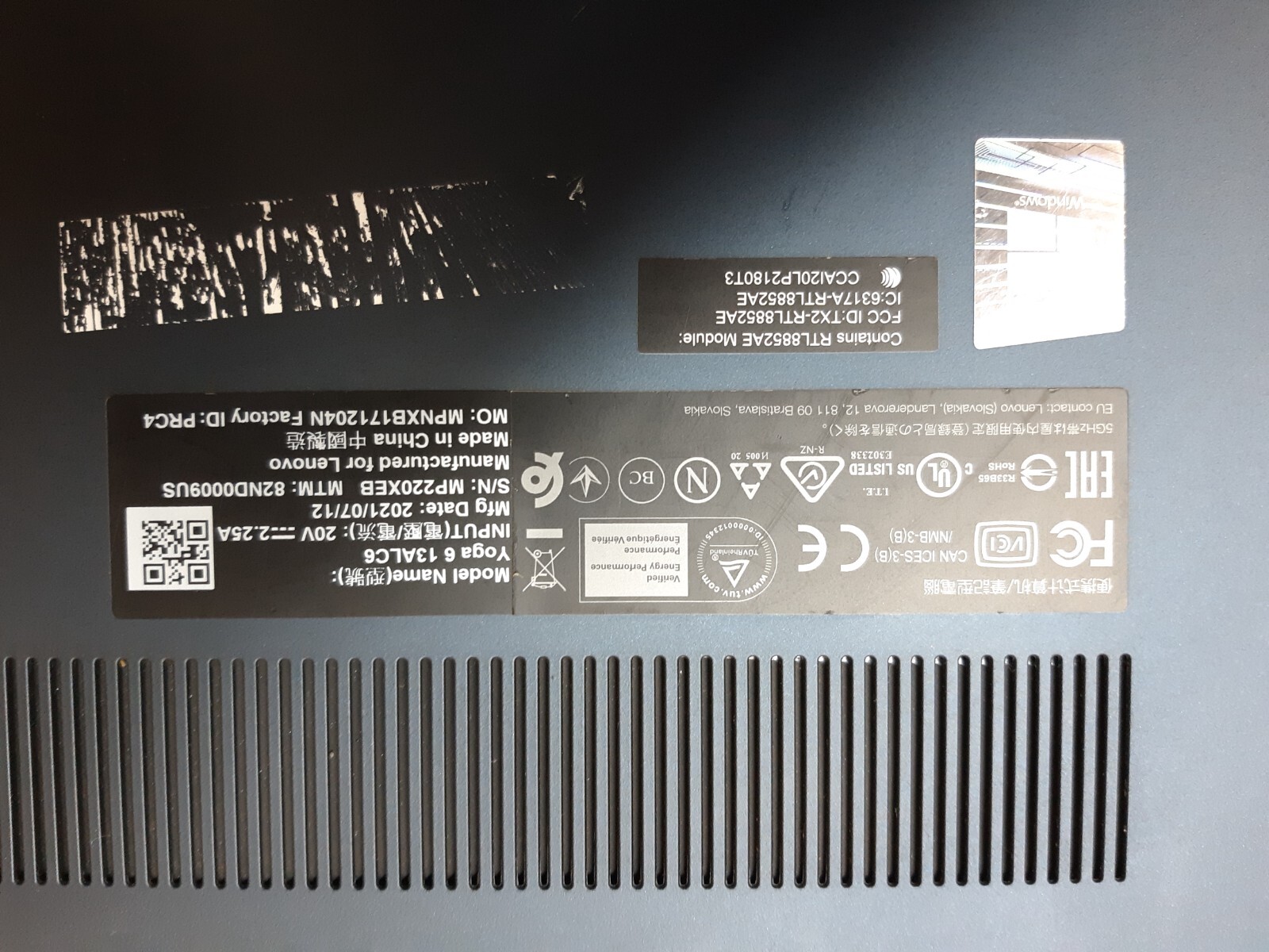 Lenovo Ideapad Yoga 6-13ALC6 13.3″ | Ryzen 5 5500U | “POWER ON AS IS” READ