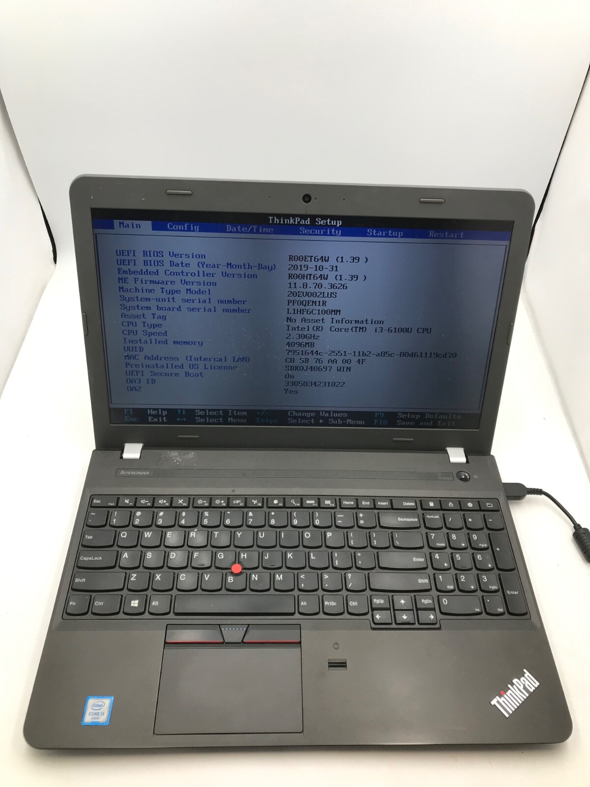 LOT OF 4 Lenovo E550/E560 15″ Intel Core i3 -Various Issues/Missing Parts -MZ