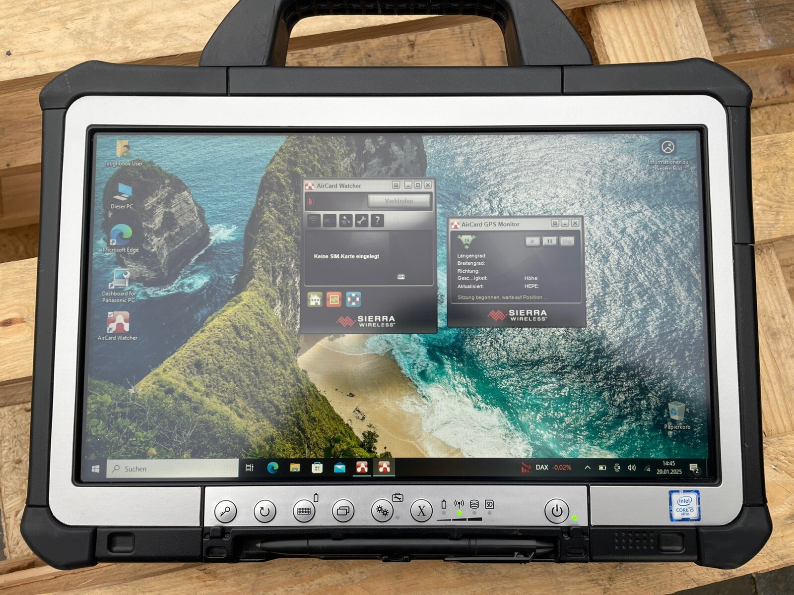 Panasonic Toughbook CF-D1 MK3,Touch,i5-6300U,2.4GHz,32GB,1TB,WIFI,BT,A-STOCK