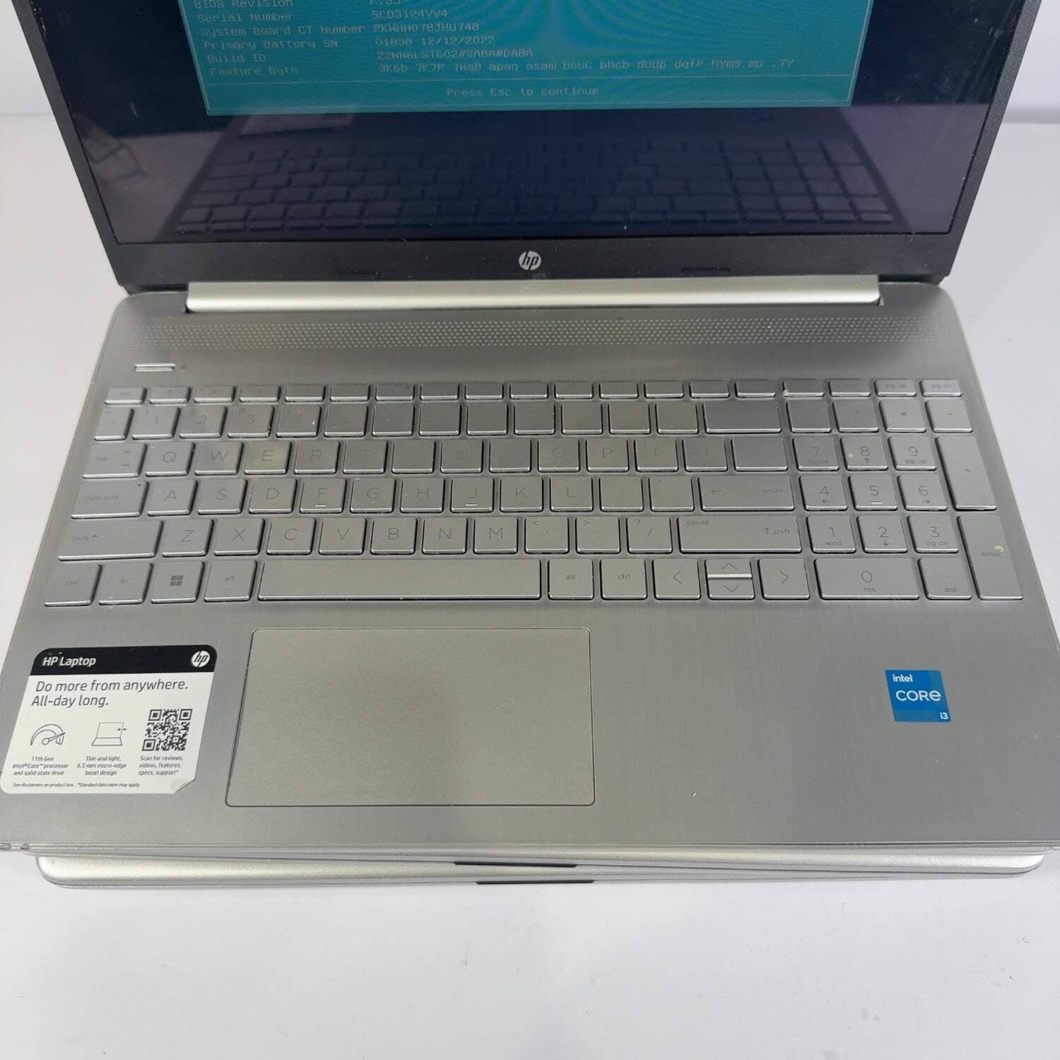 HP Laptop 15-dy5033dx 15.6″ i3-1115G4 2.9GHz 8GB RAM NO SSD NO OS LOT OF 4x