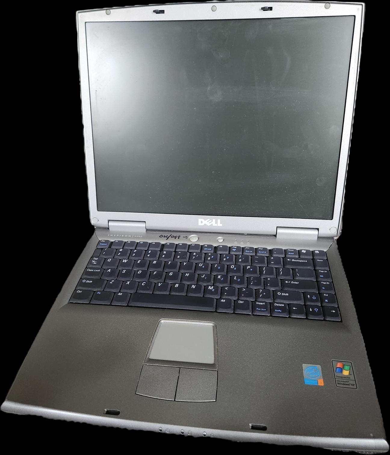 Vintage Dell Inspiron 1150 15″ Intel Pentium 1GB 40GB HDD Windows XP for parts
