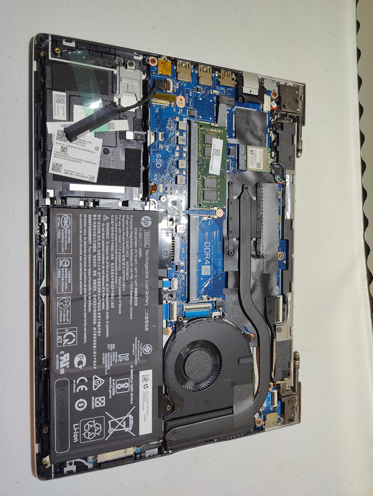 HP PROBOOK 440 G7 i5-10210U @ 1.60GHz, 8GB RAM, NO HDD/OS PARTS ONLY