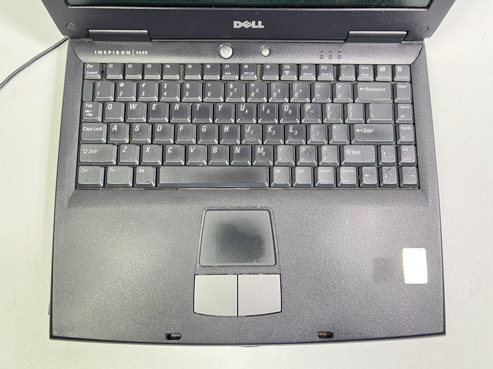 Dell Inspiron 2650 Pentium 4-M 1.8GHz 384MB Ram 30GB HDD 2002 Vintage Laptop