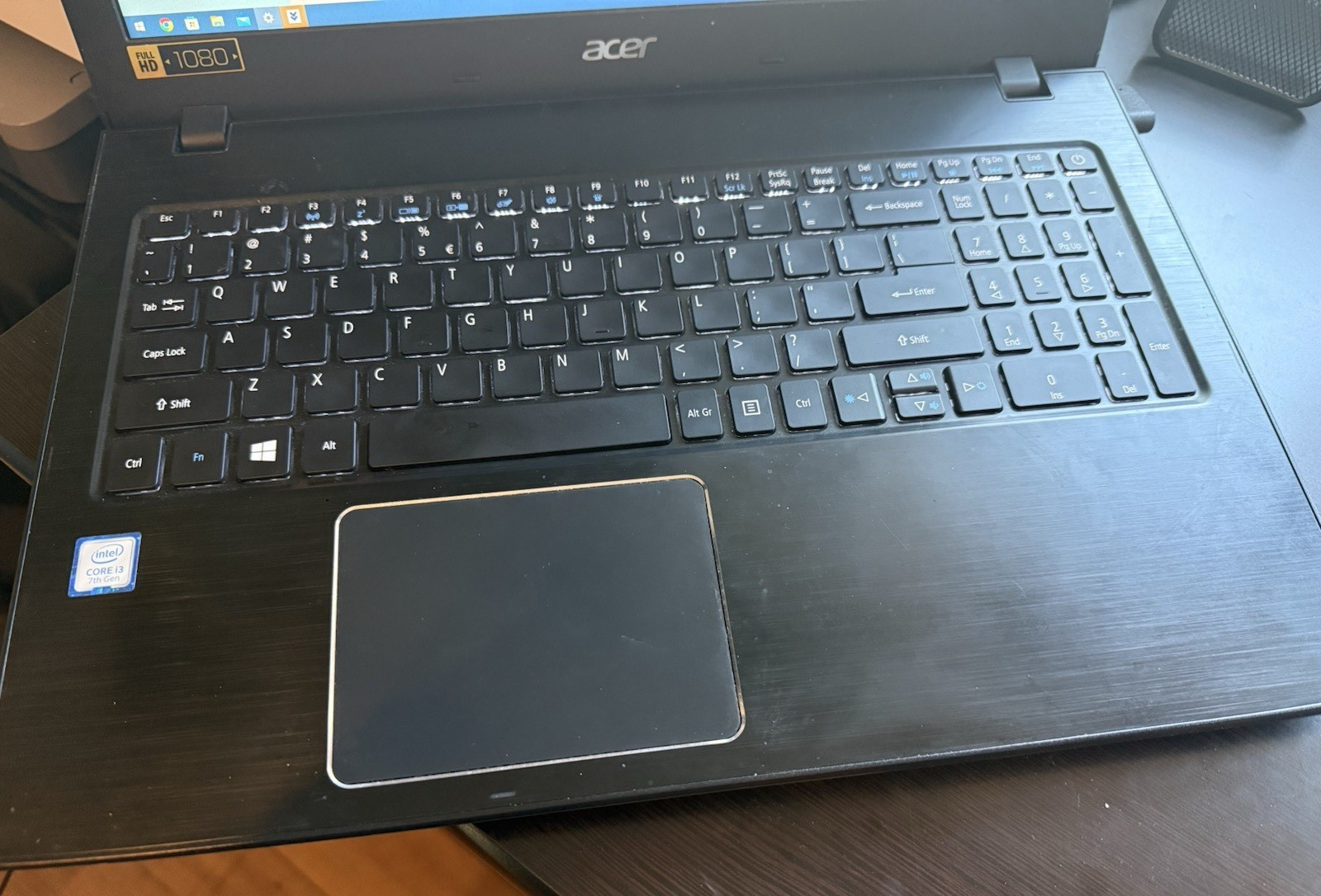 Acer Aspire E5-575 15″ Laptop Intel i3-7100U 8GB RAM 224GB SSD Win10 Computer