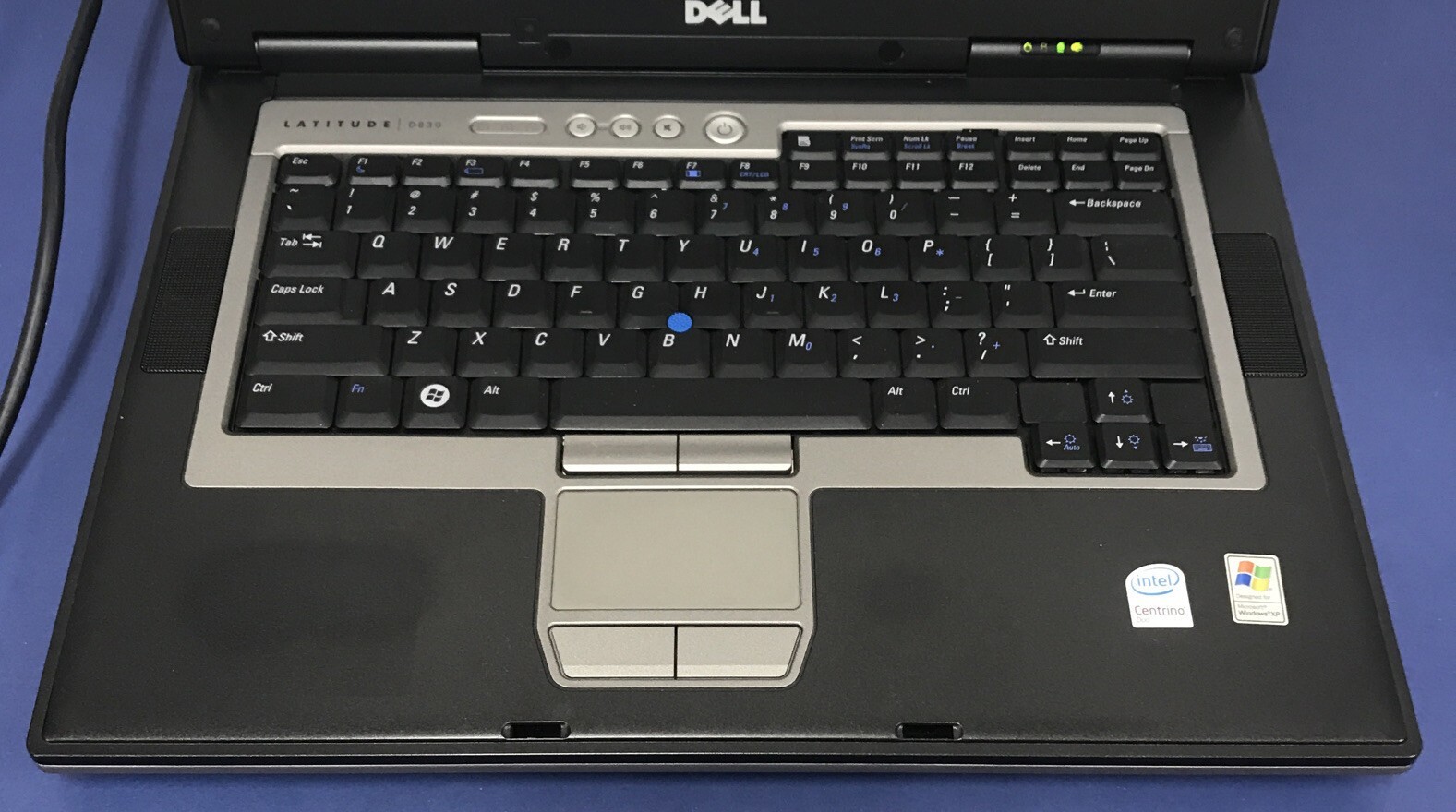 DELL LATITUDE D830 CORE 2 DUO 120GB 2GB RAM Windows XP Pro NO POWER CABLE