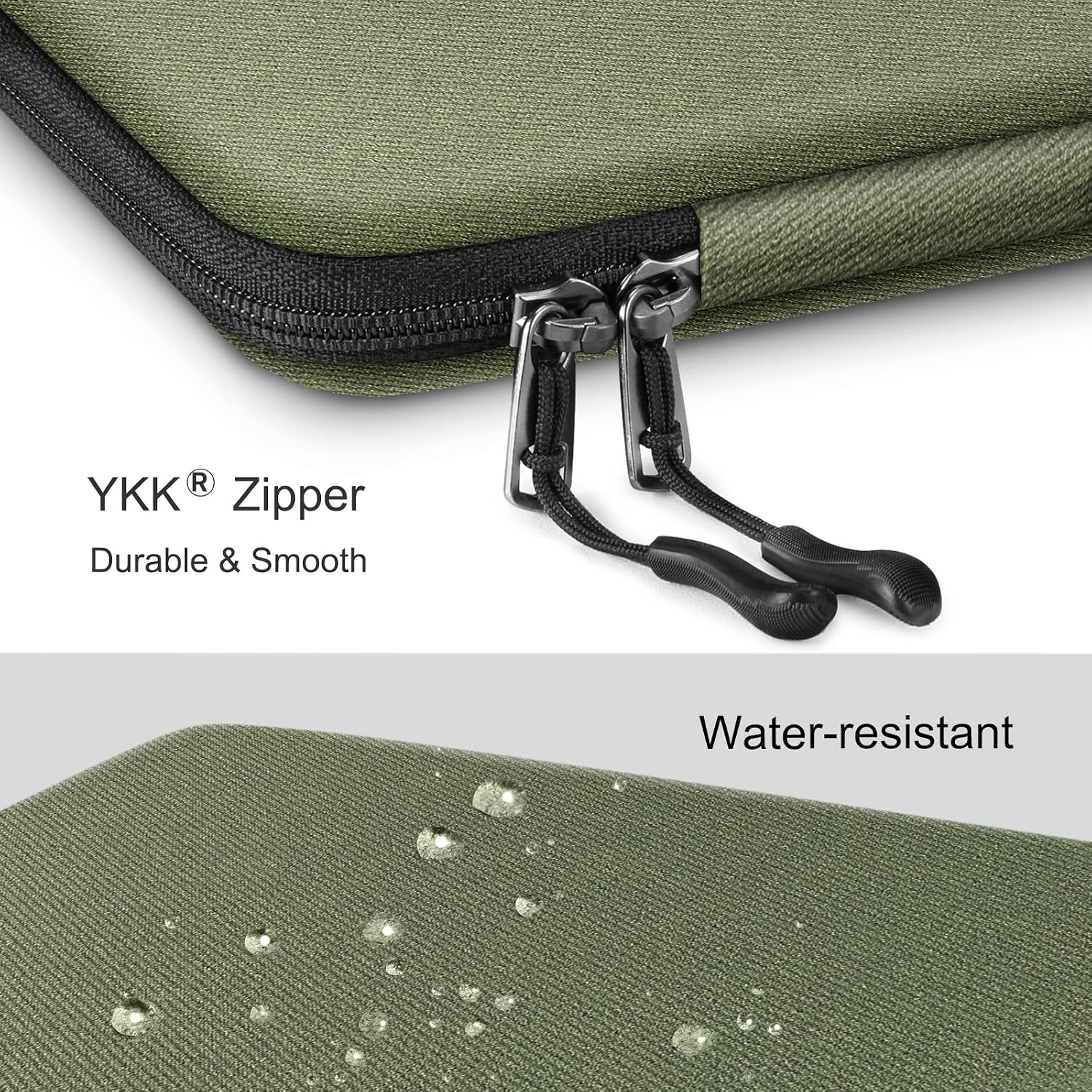 Olive Hard Sleeve Case for 15.3″ MacBook Air M5 M4 M3 M2 (2023-2026) A3241