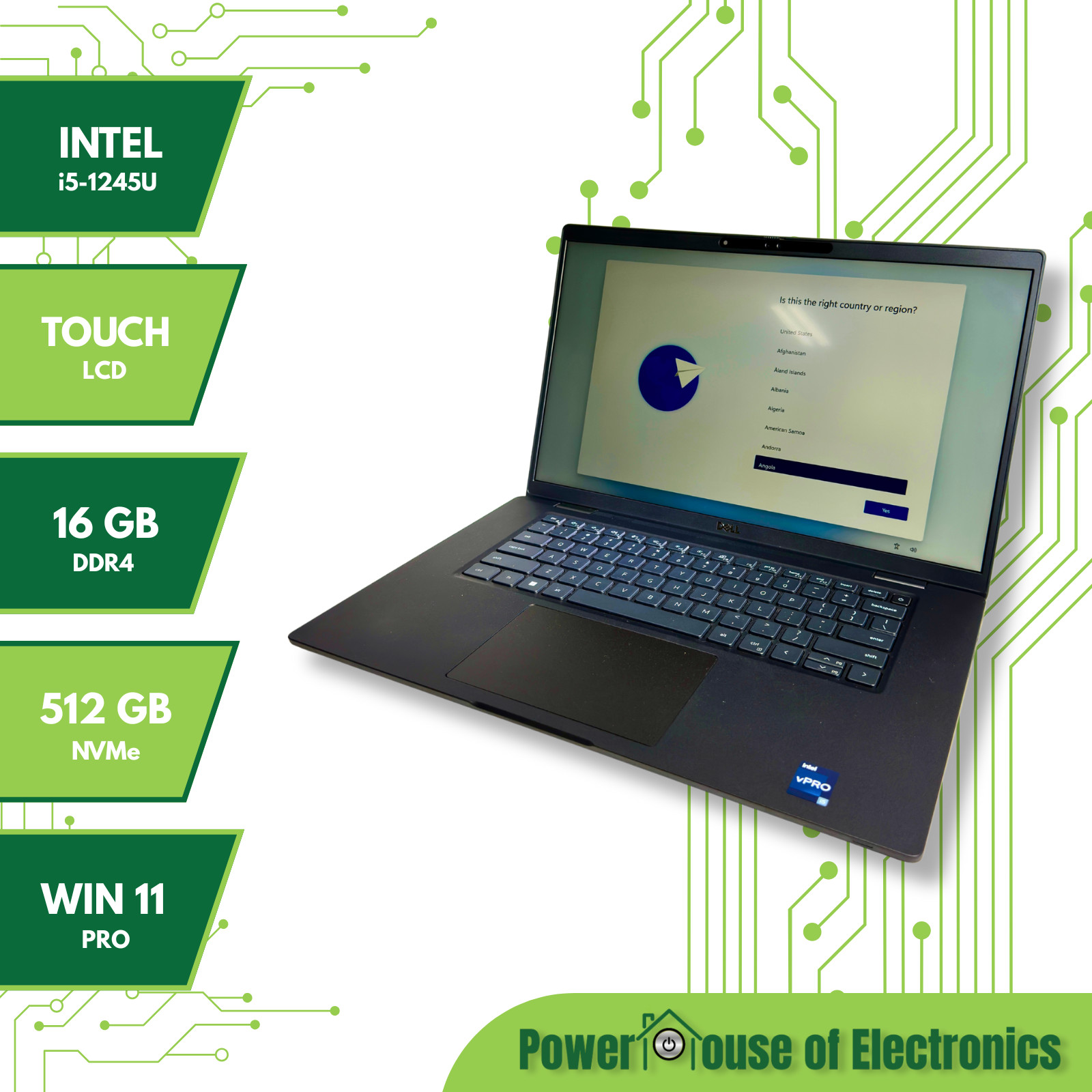 Dell Latitude 7530 | i5-1245U | Touchscreen | 16GB RAM | 512GB NVMe | No OS