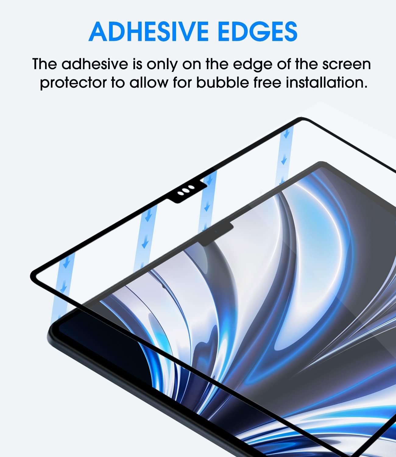 Screen Protector New MacBook Air 13.6 inch(2025, M4)(2024, M3) Tempered Glass