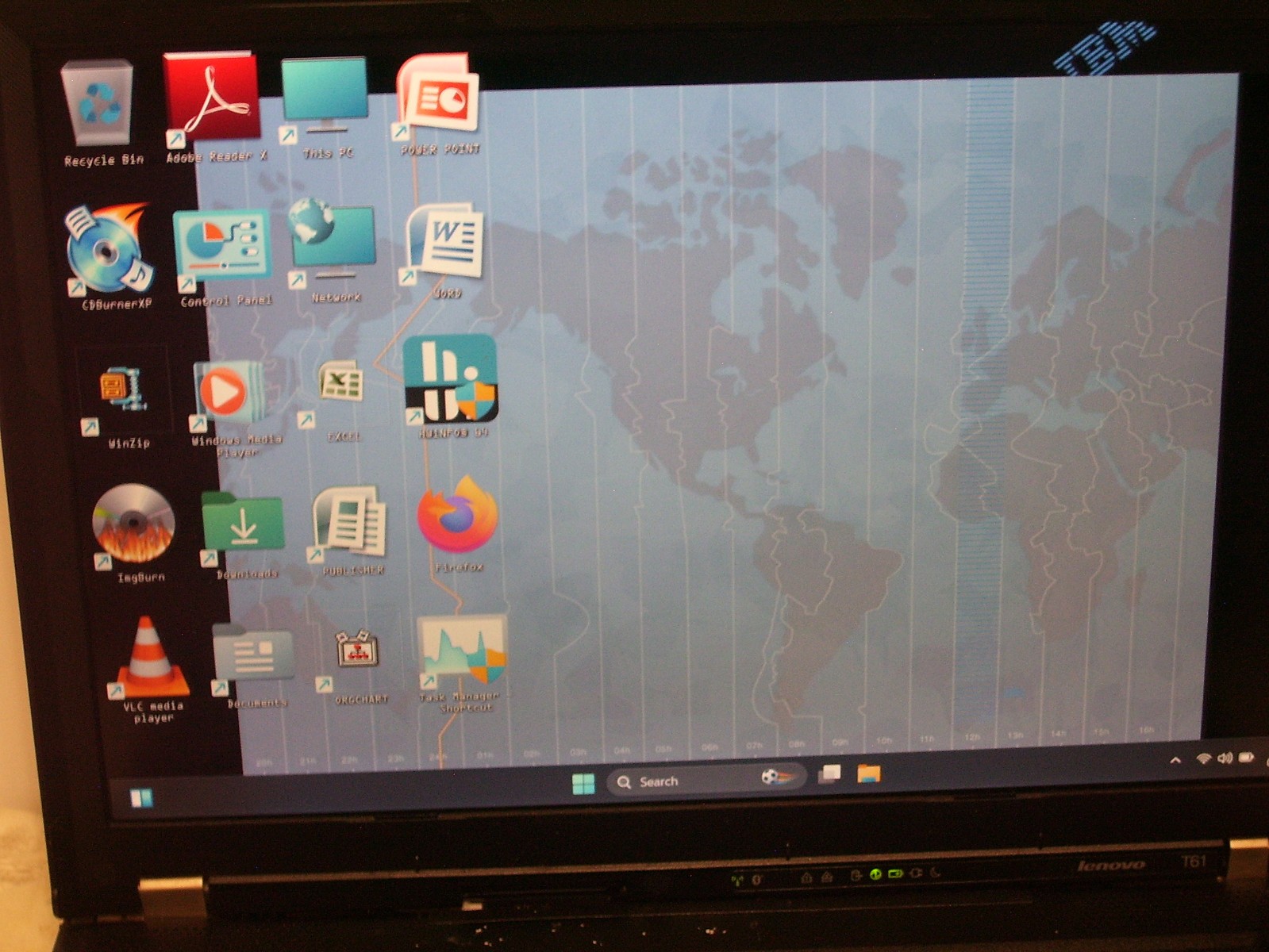 IBM Lenovo ThinkPad T61 15″ Widescreen, Windows 11 x64, 240GB SSD, 8GB RAM, 2GHz