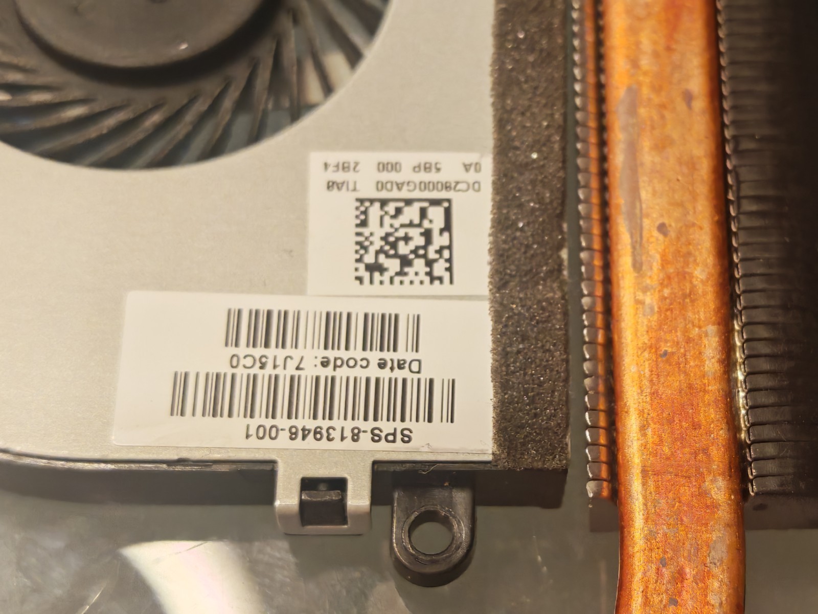 HP 15-AC 250 255 G5 250 G4 15-AY FAN HEATSINK AT1EM0020F0 DC28000GAD0