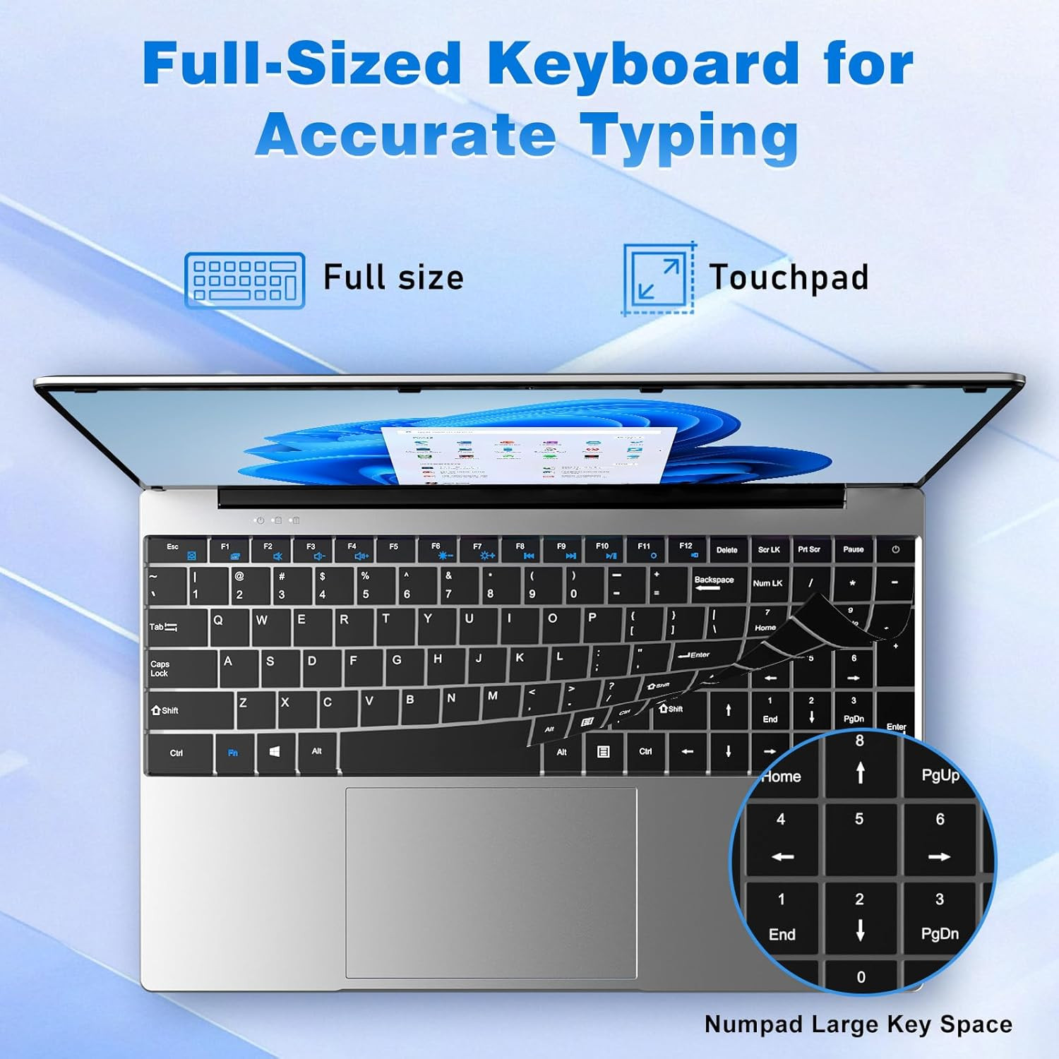 Laptop Computer, Win 11 Pro Lap Top, 15.6 Inch Laptop PC 2026, 16GB RAM 256GB SS