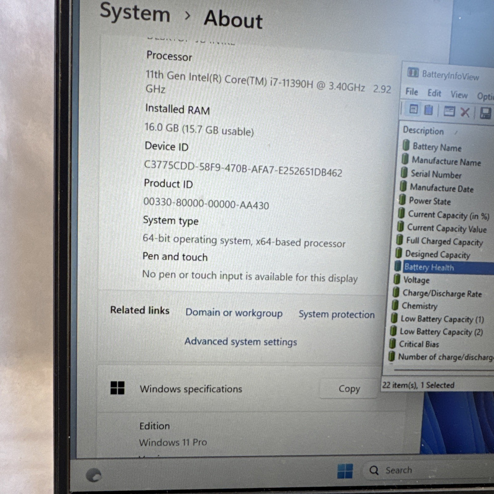 Dell Vostro 14 5410 14″ Intel Core i7-11390H @3.4GHz 16GB RAM 512GB SSD W11P