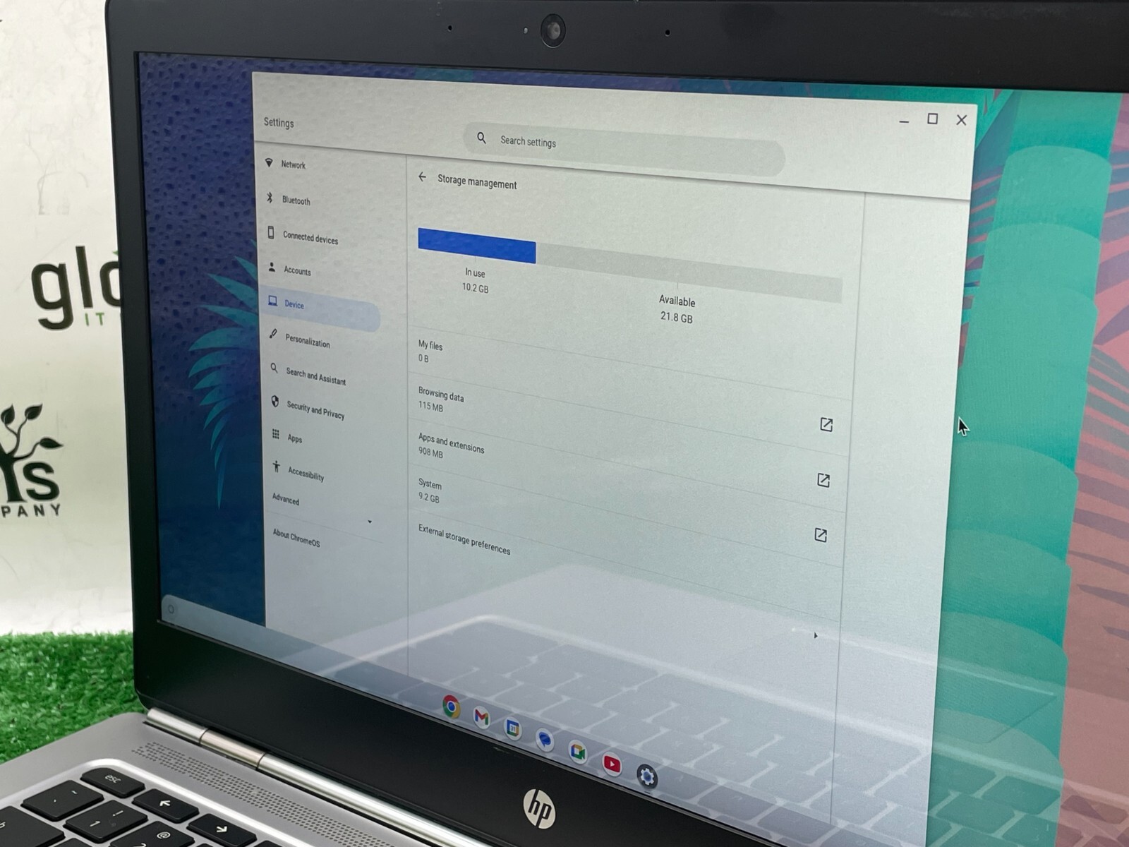 Used HP Chromebook 13 G1 Laptop Intel m7-6Y75 1.20GHz / 16GB RAM / 32GB SSD NT