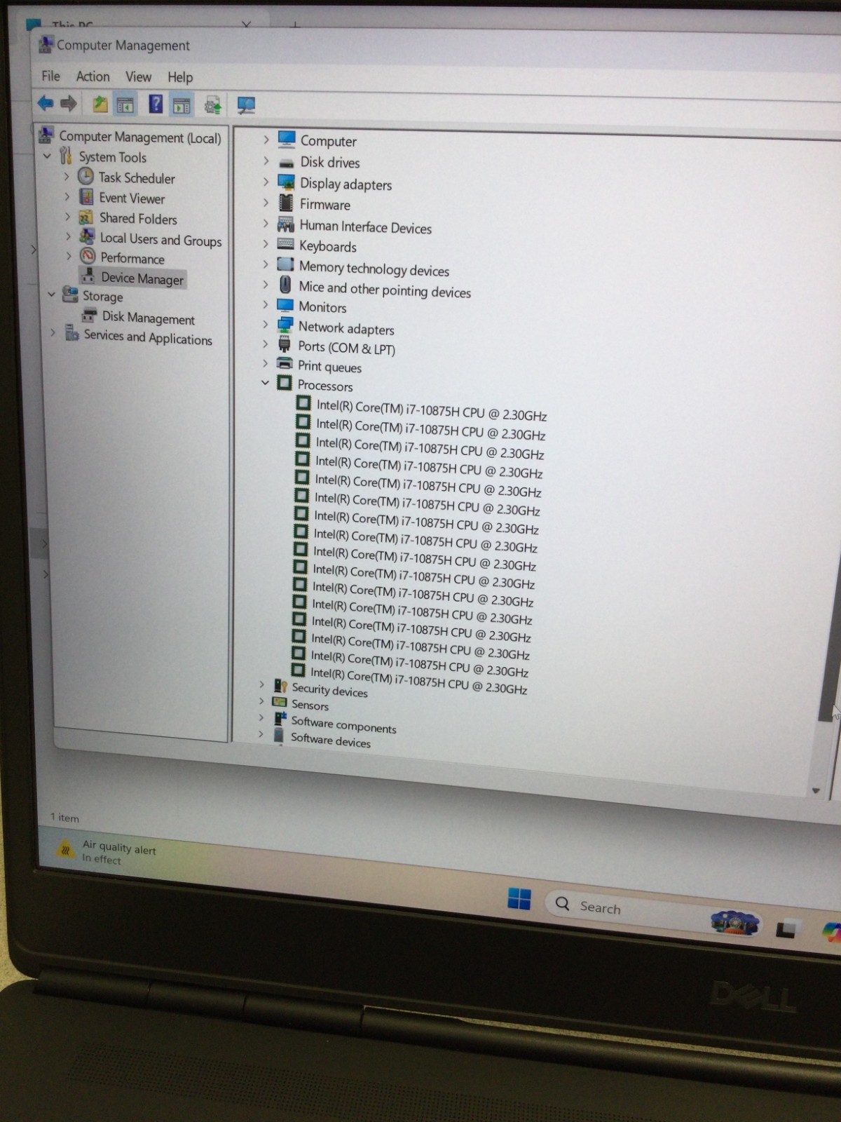 Dell Precision 7750 i7-10875H 2.30GHz 32GB 256GB NVMe 17.3″ RTX 4000