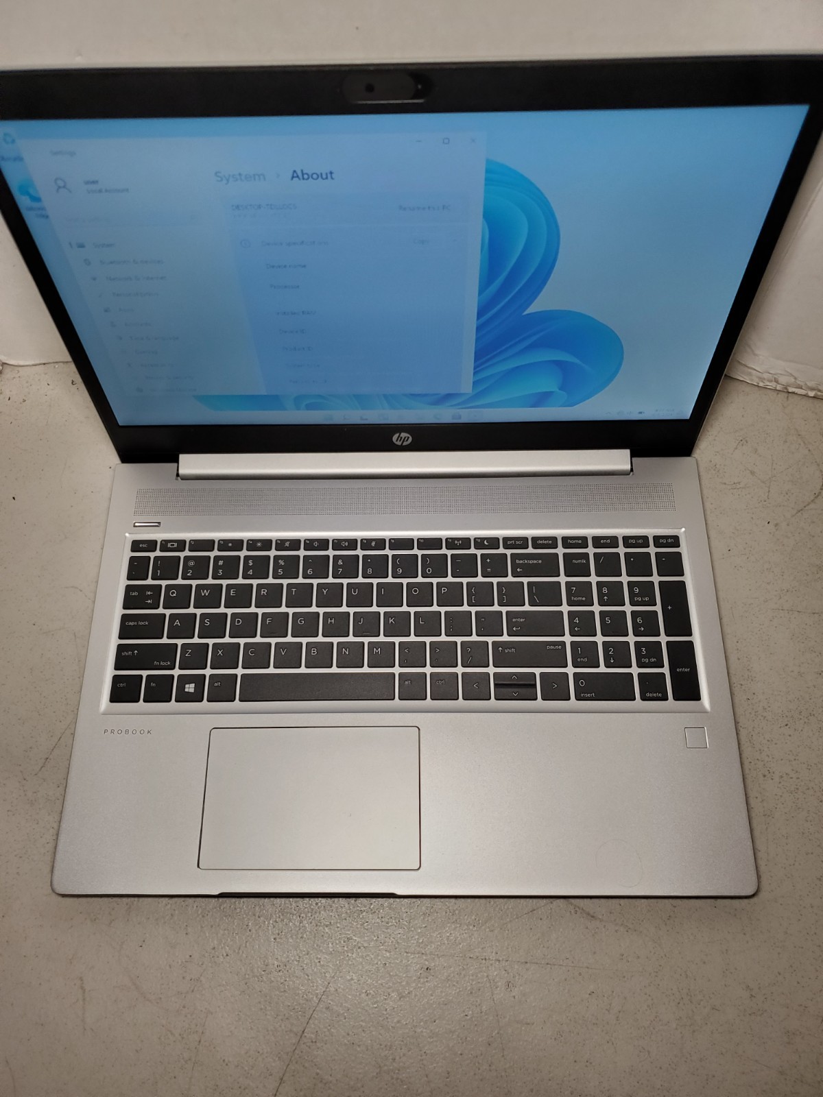 HP Probook 455 G7 15.6″ Laptop AMD Ryzen 3 4300U 8GB RAM 256GB SSD Win11 #69