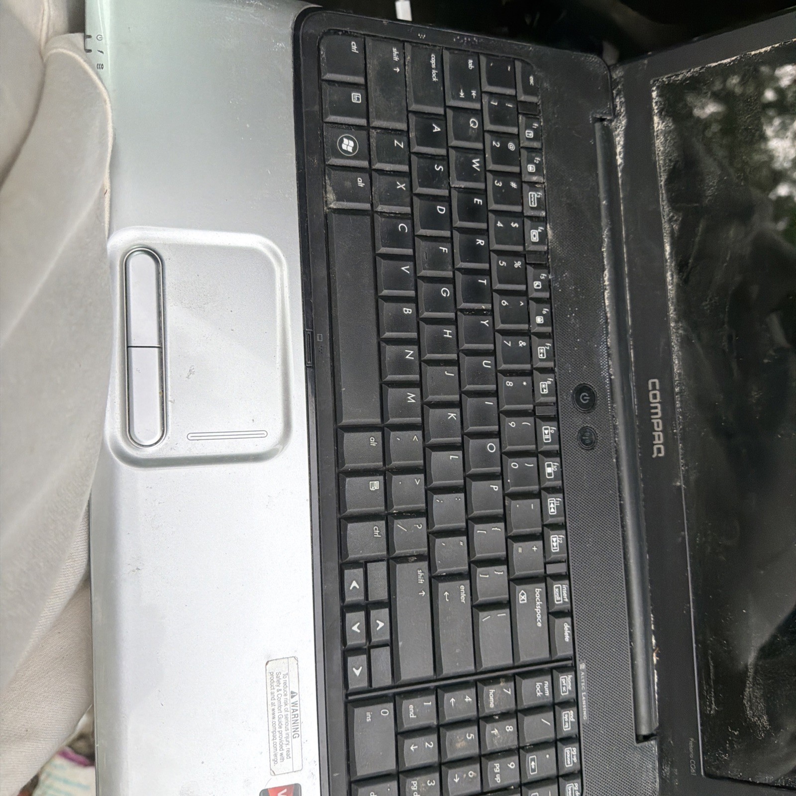 Compaq Presario CQ61 Laptop – WON’T POWER ON – Parts/Repair Only – Read Desc.