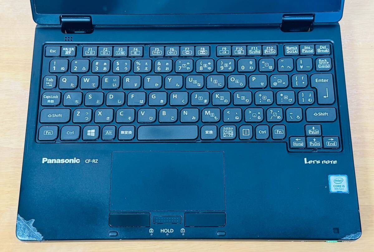 Panasonic Let’s note CF-RZ8 i5-8200Y 8GB RAM 256GB SSD Operation confirmed