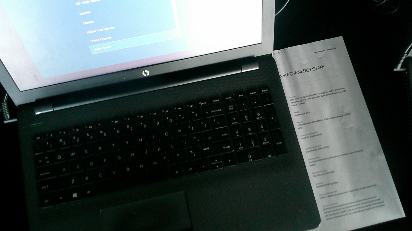 Multiple HP Laptops (Serial Nos listed in Description)