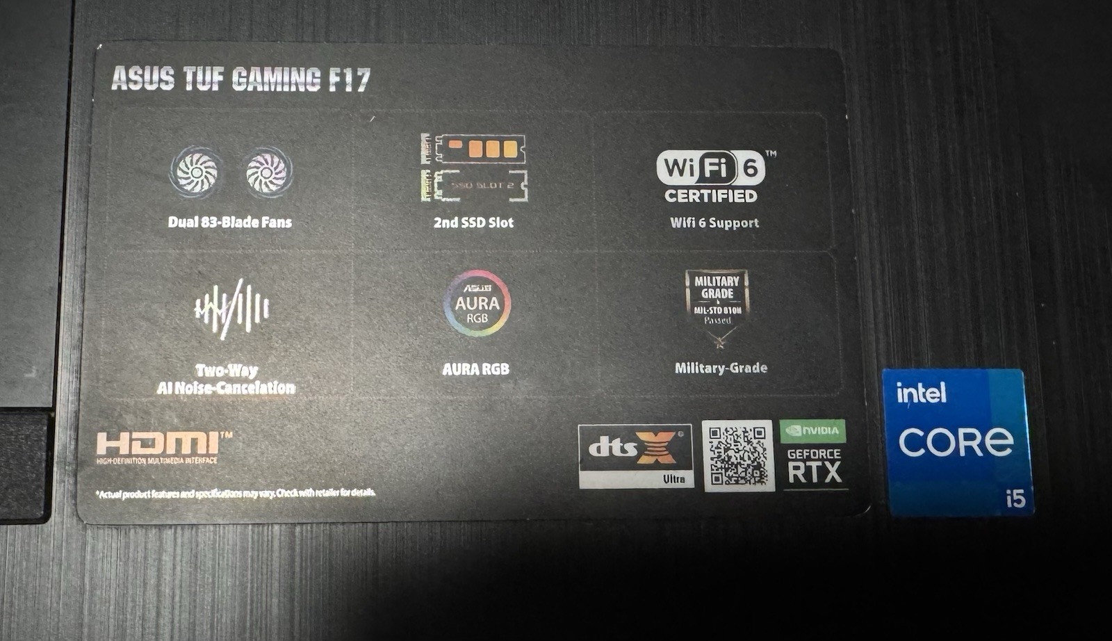 ASUS TUF F17 17.3