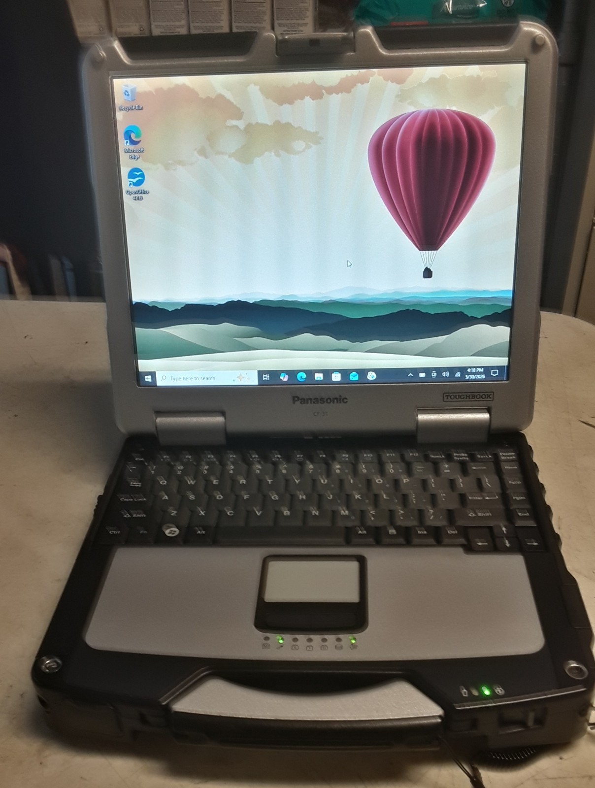 CLEARANCE Panasonic CF-31 Toughbook i5-M520 Laptop Touch 8GB RAM 256 SSD WIND 10