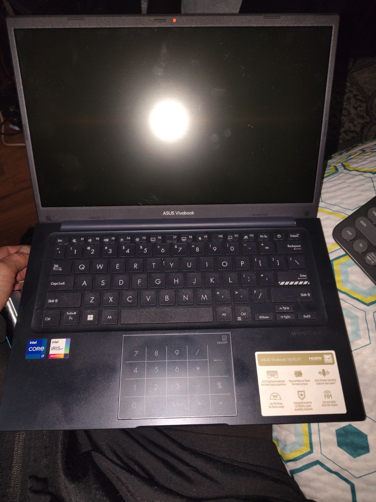 ASUS VivoBook X1404VA 14″ i7-1355U 12GB RAM 477GB SSD Win11 Blue